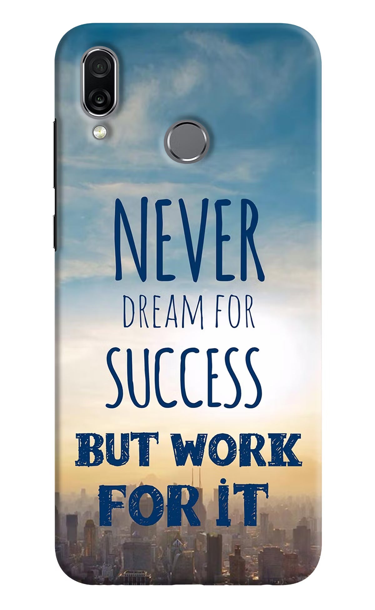Never Dream For Success But Work For It Honor Play Hard Case Back Cover by Casekaro