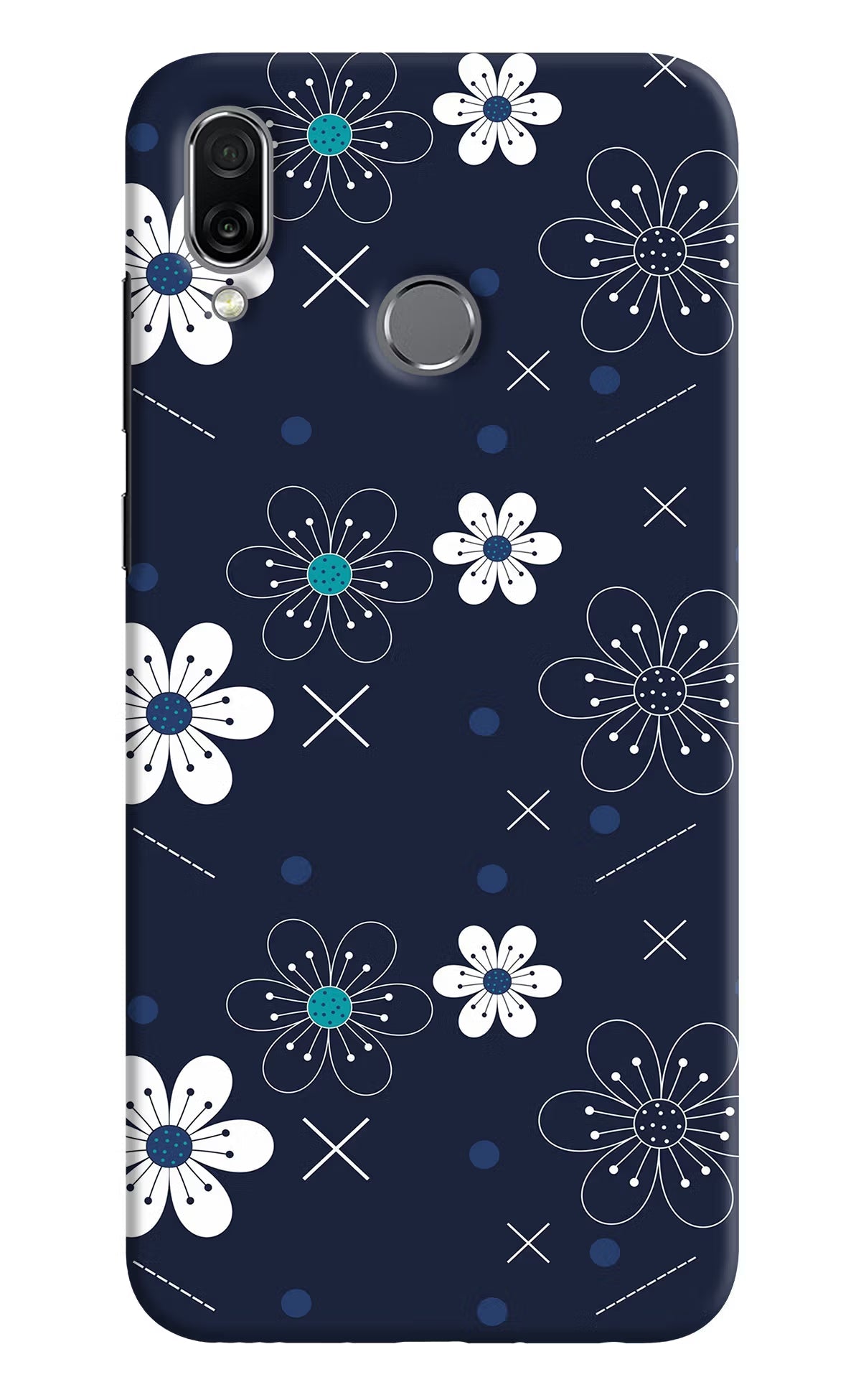 Flowers Honor Play Hard Case Back Cover by Casekaro