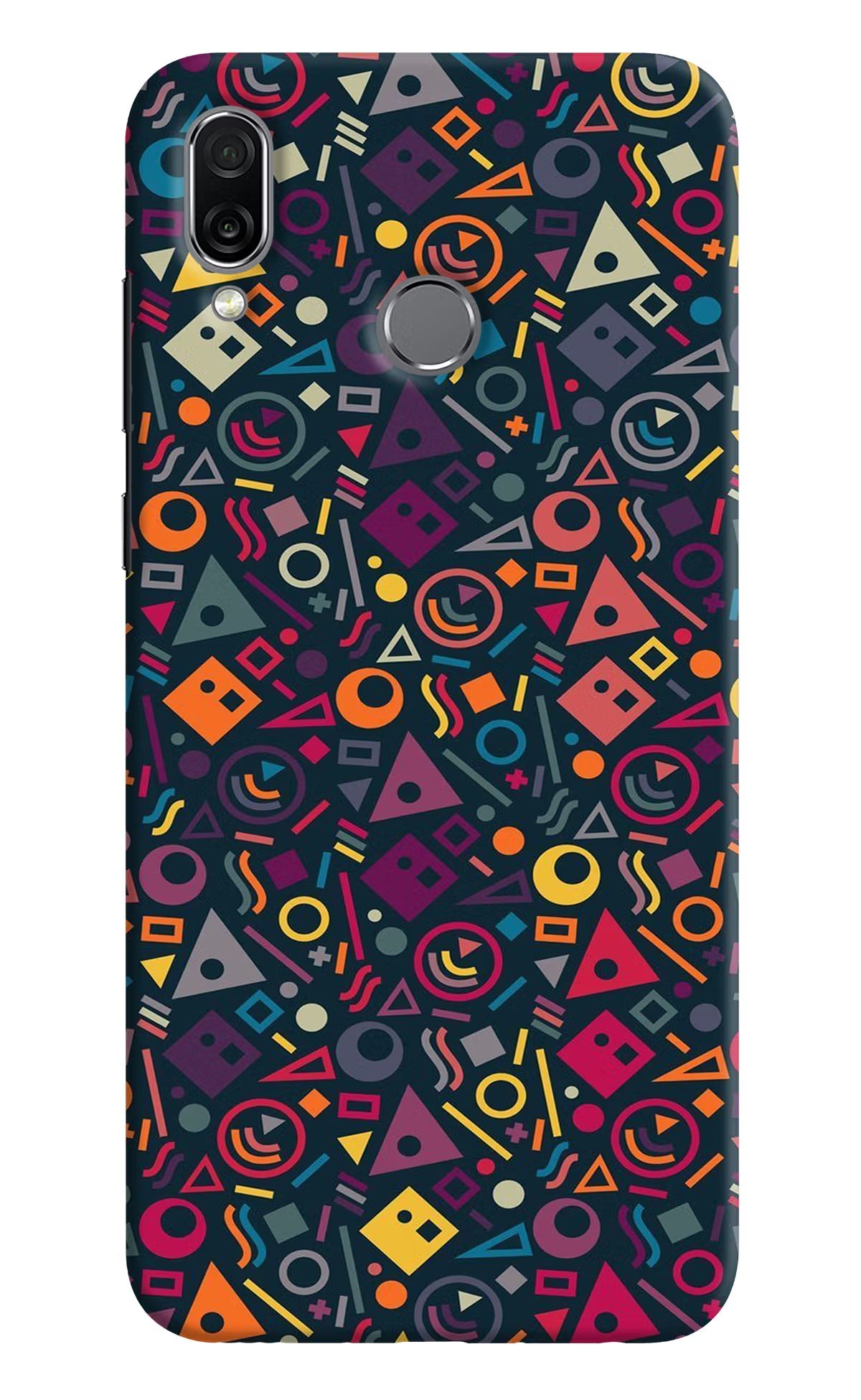 Geometric Abstract Honor Play Hard Case Back Cover by Casekaro