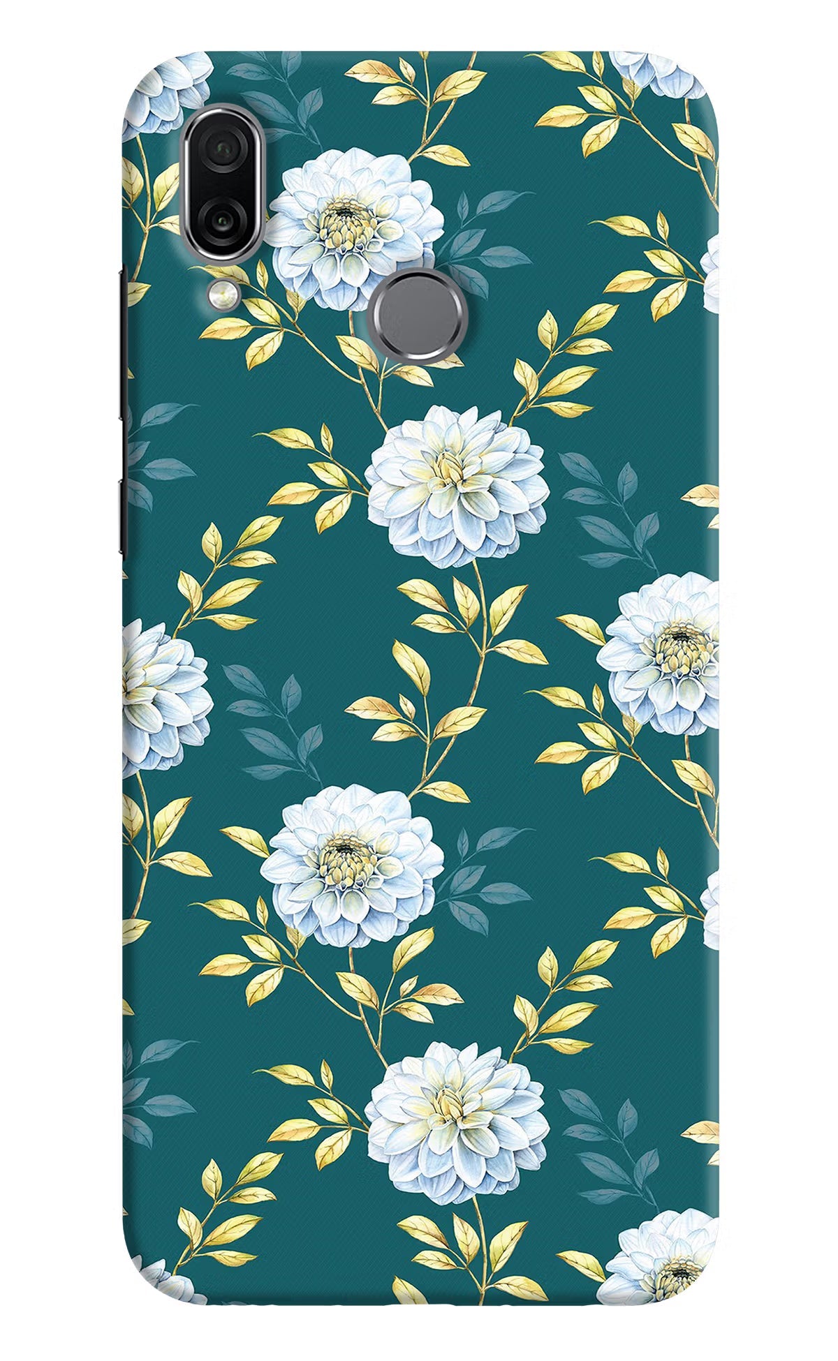 Flowers Honor Play Hard Case Back Cover by Casekaro
