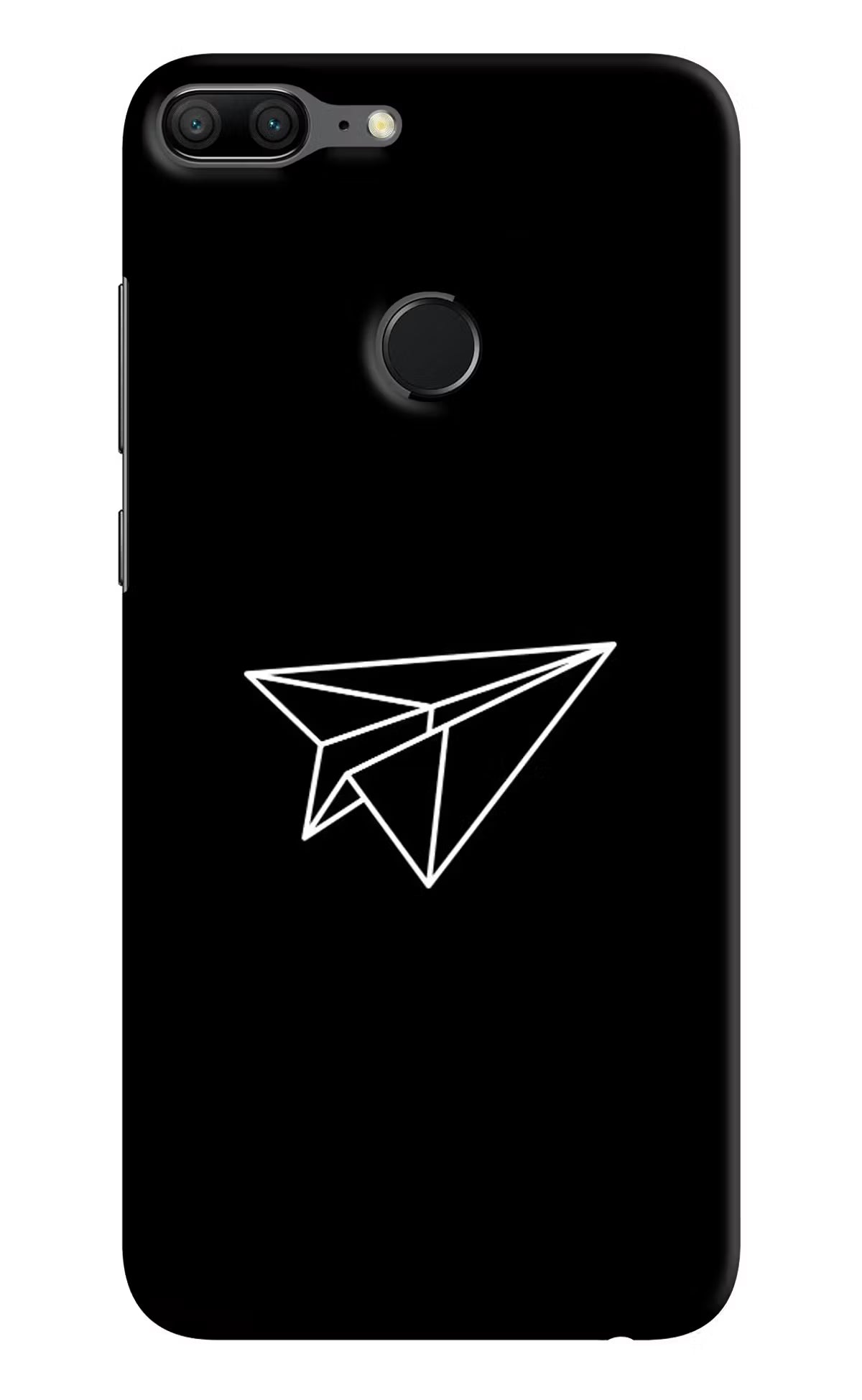 Paper Plane White Honor 9 Lite Hard Case Back Cover by Casekaro
