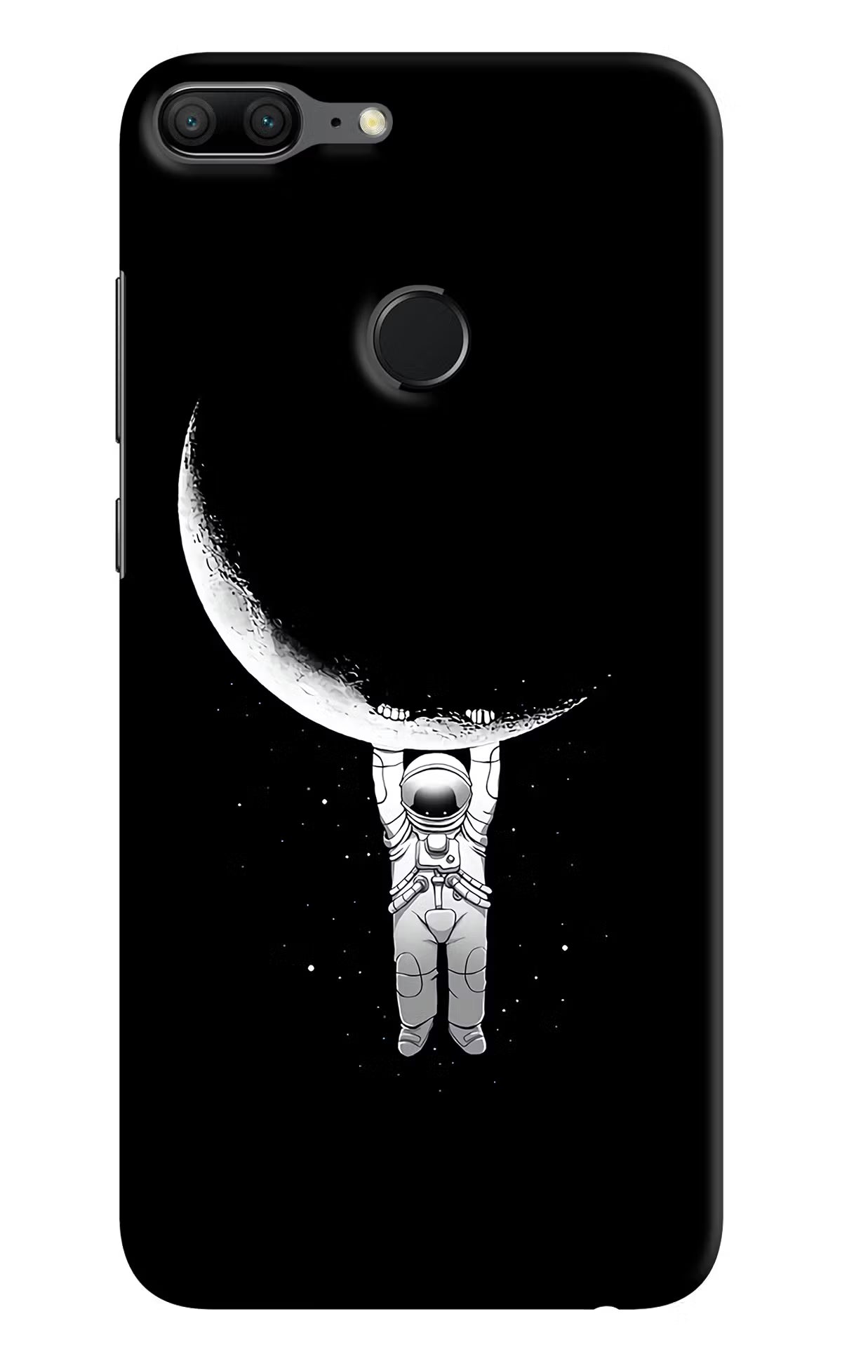 Moon Space Honor 9 Lite Hard Case Back Cover by Casekaro