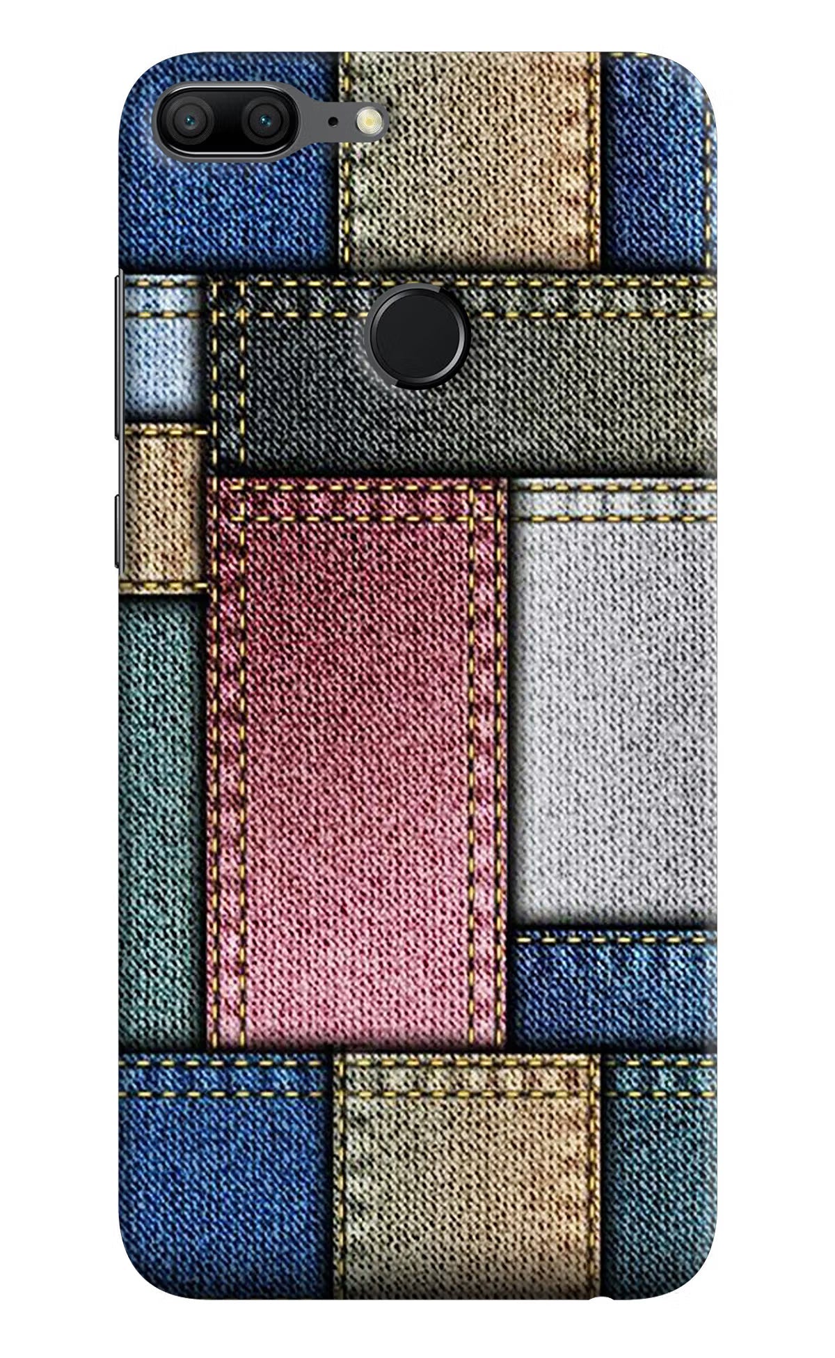 Multicolor Jeans Honor 9 Lite Hard Case Back Cover by Casekaro