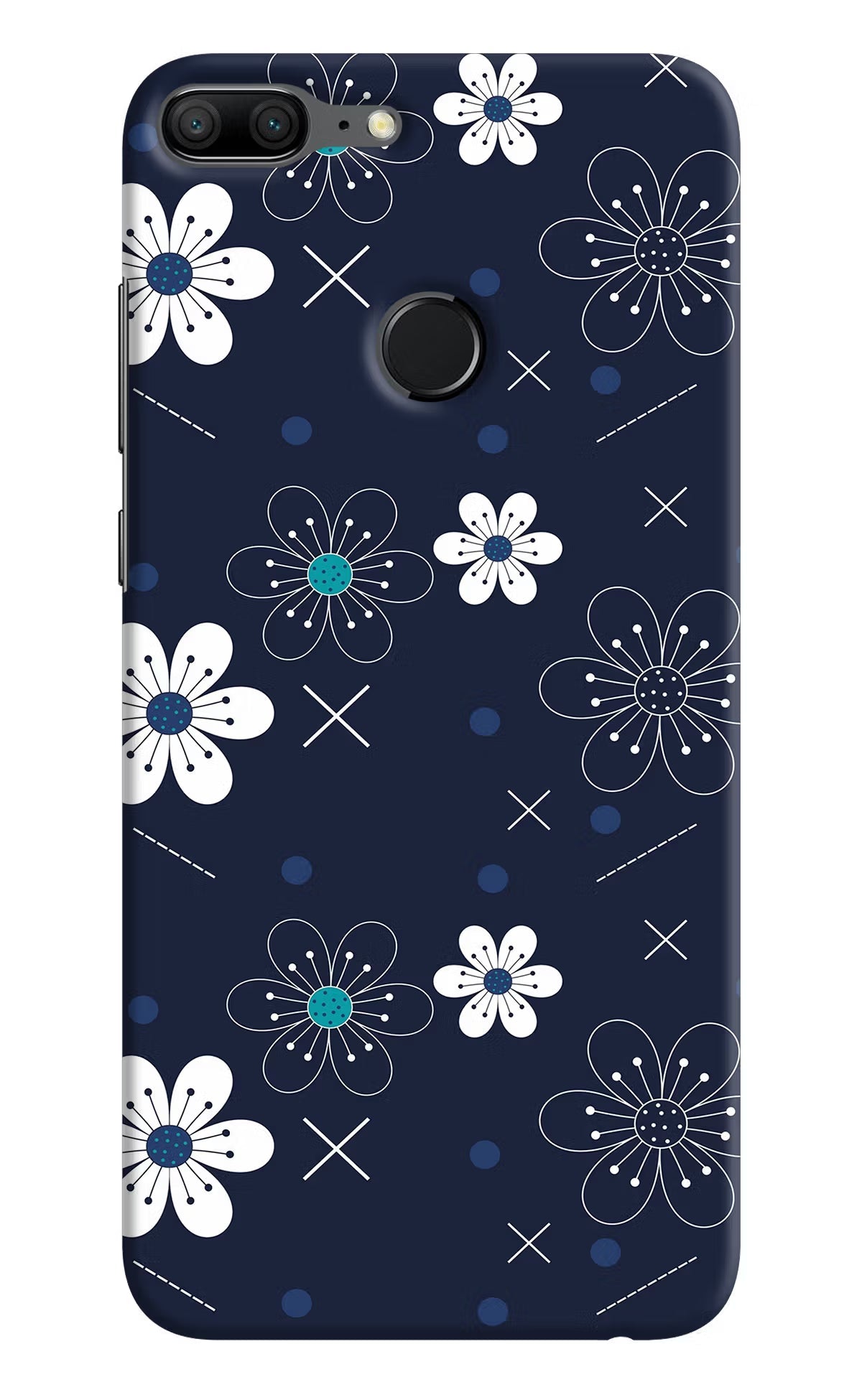 Flowers Honor 9 Lite Hard Case Back Cover by Casekaro