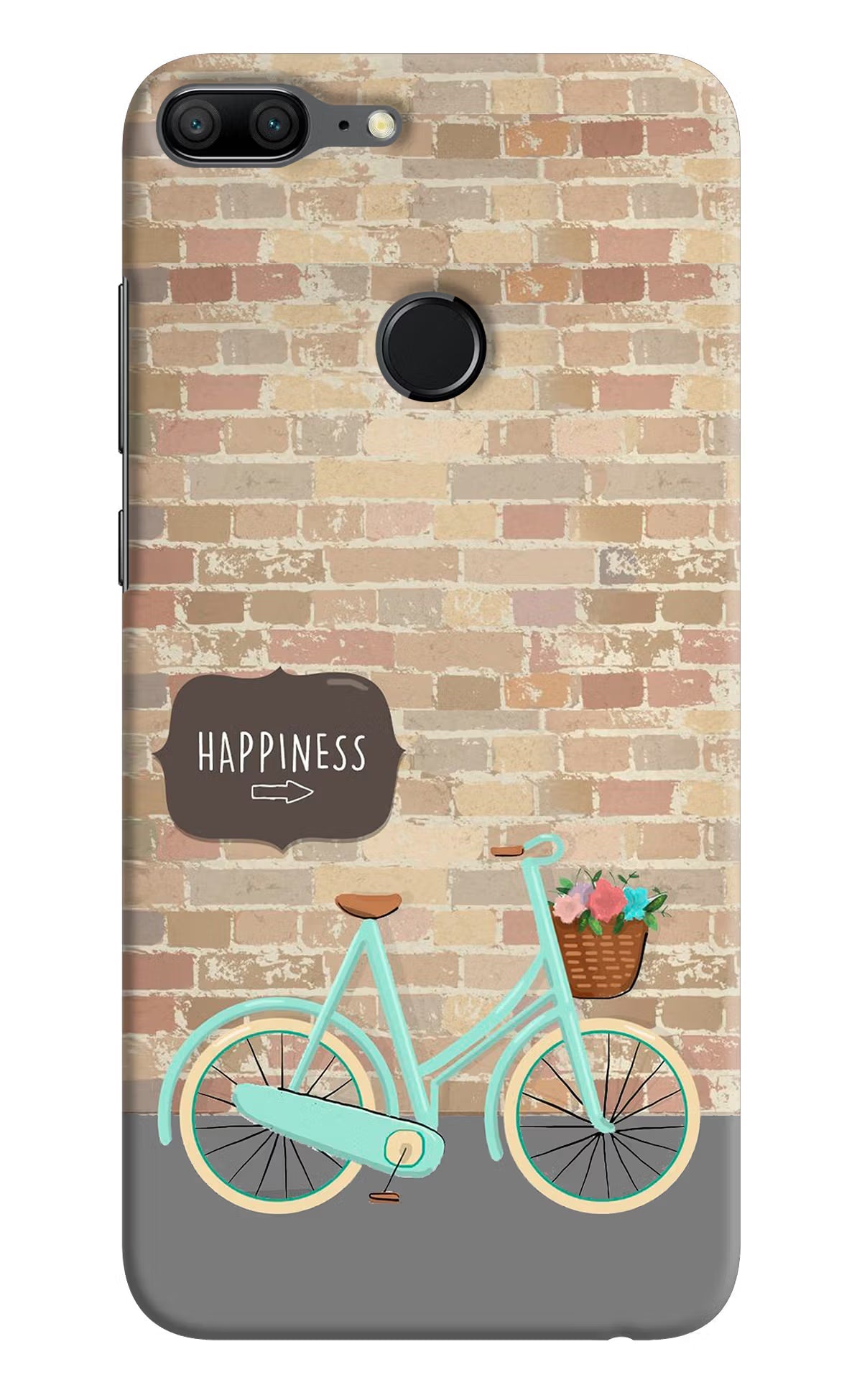 Happiness Artwork Honor 9 Lite Hard Case Back Cover by Casekaro