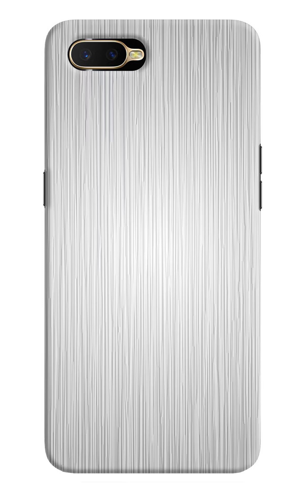Wooden Grey Texture Oppo K1 Hard Case Back Cover by Casekaro