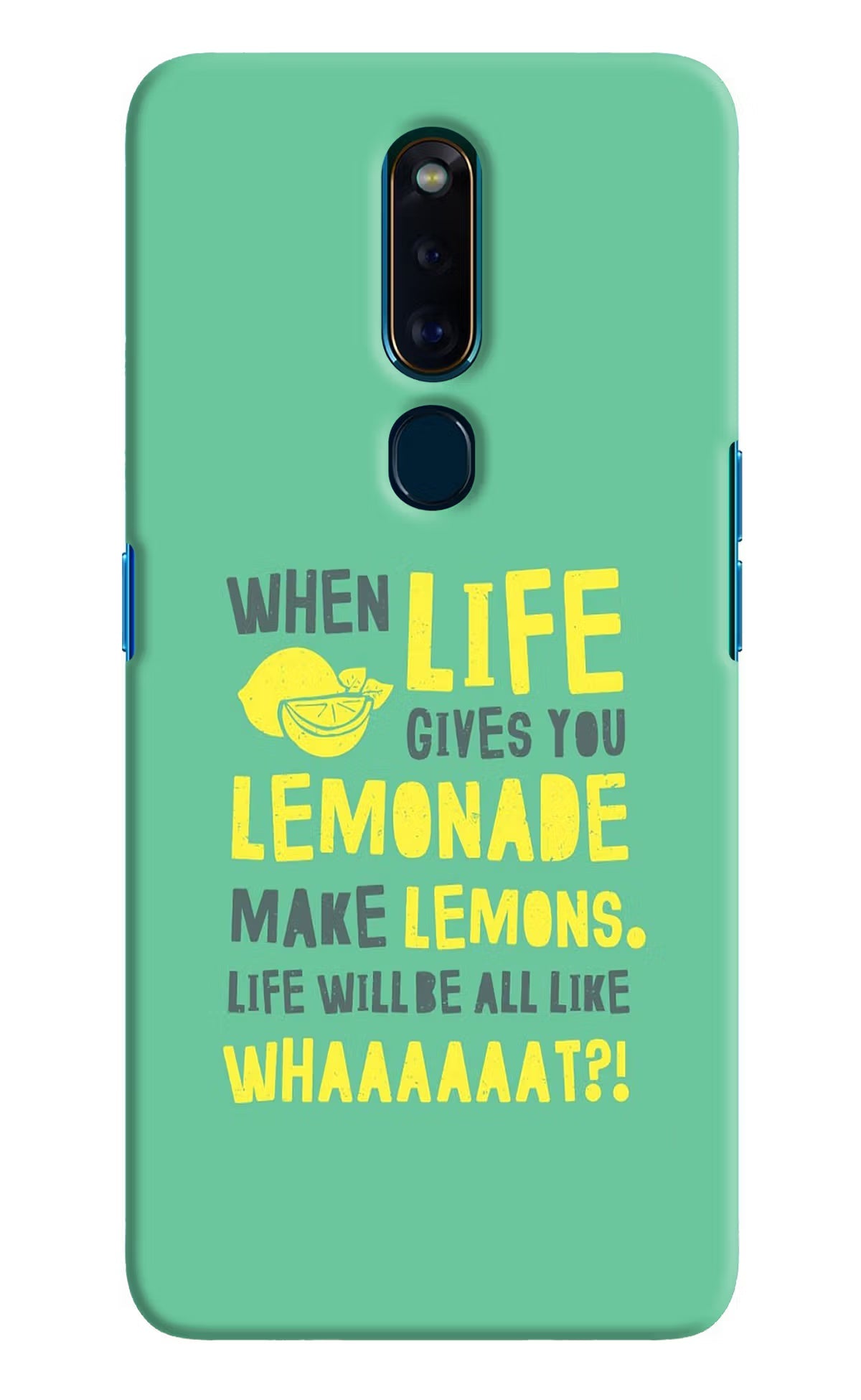 Quote Oppo F11 Pro Hard Case Back Cover by Casekaro