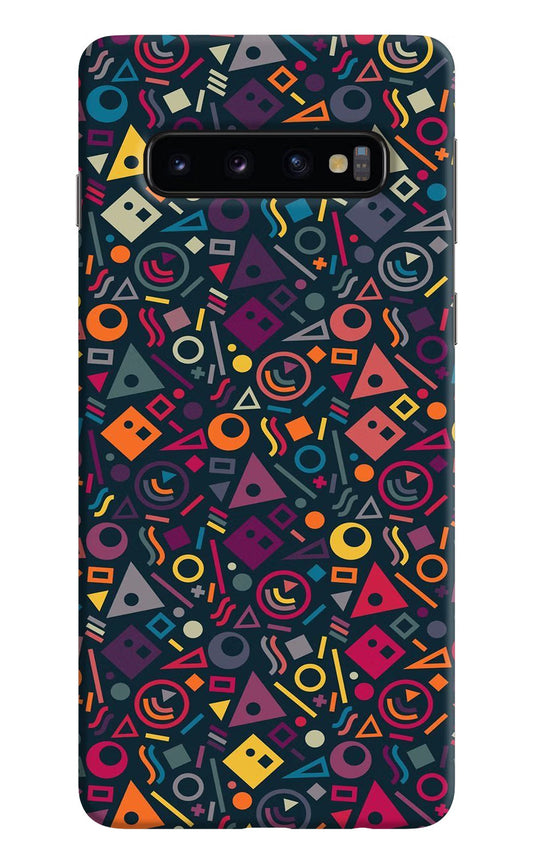 Geometric Abstract Samsung S10 Hard Case Back Cover by Casekaro