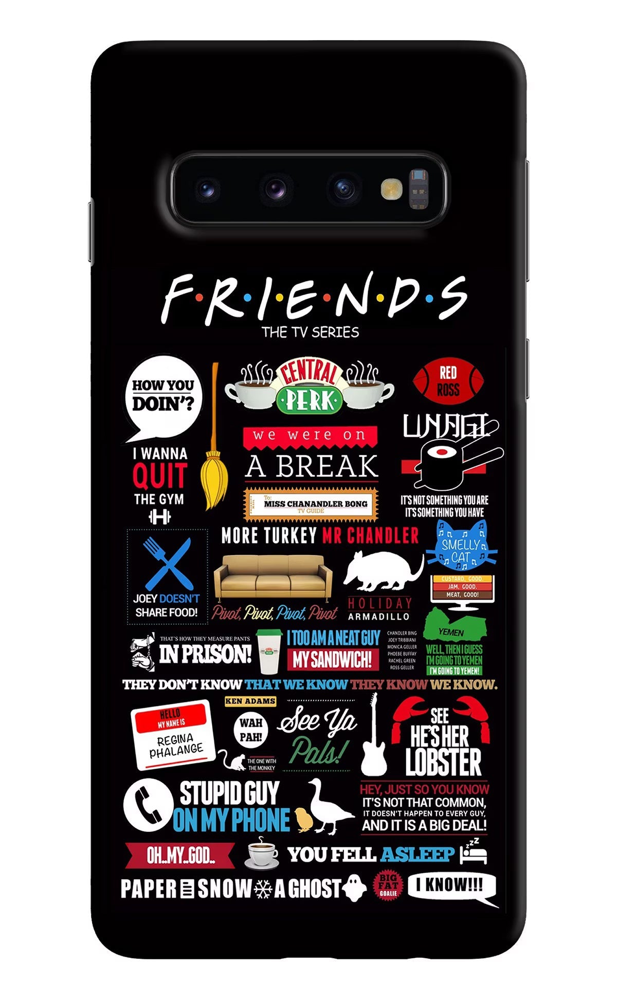 FRIENDS Samsung S10 Hard Case Back Cover by Casekaro