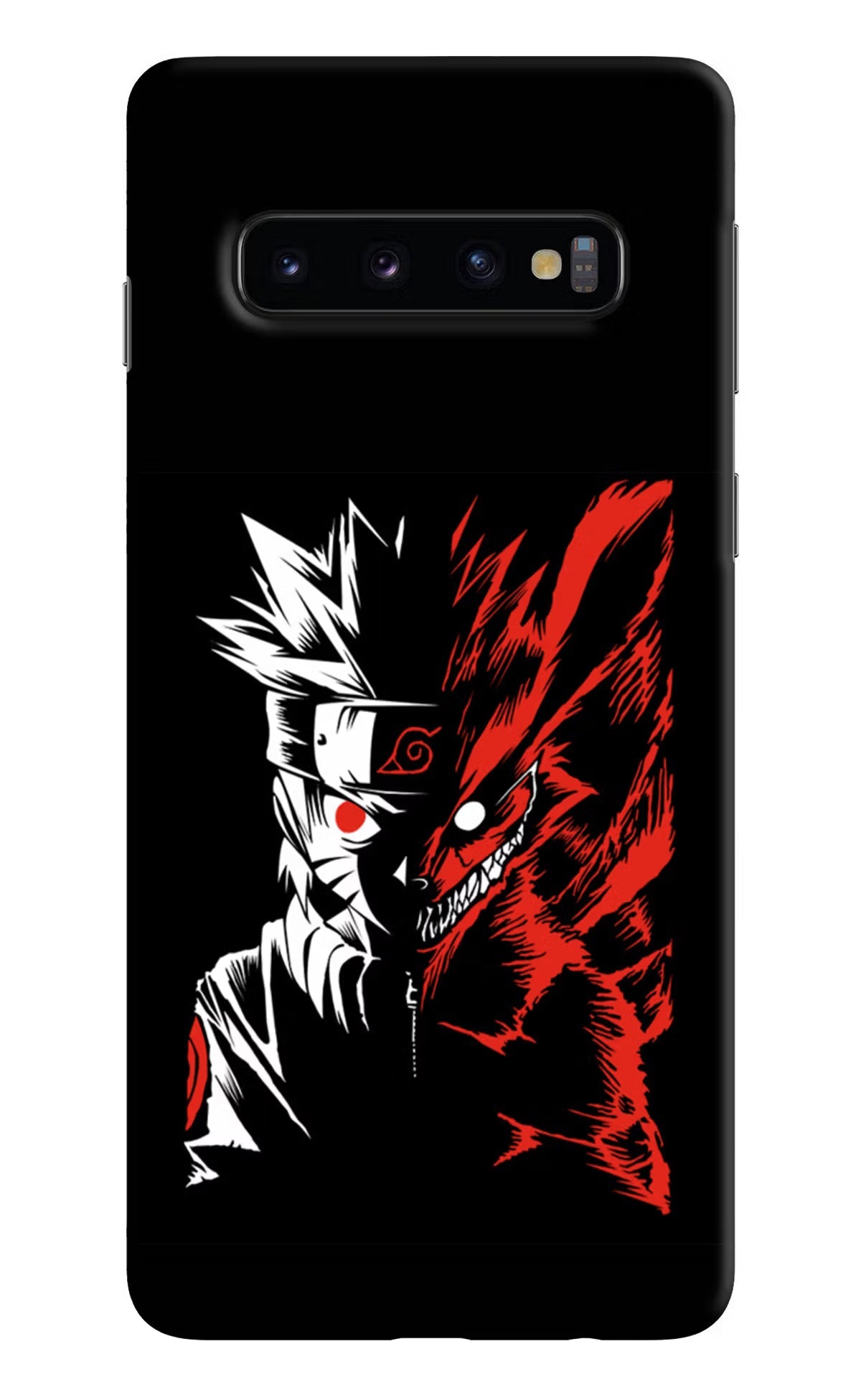 Naruto Two Face Samsung S10 Hard Case Back Cover by Casekaro