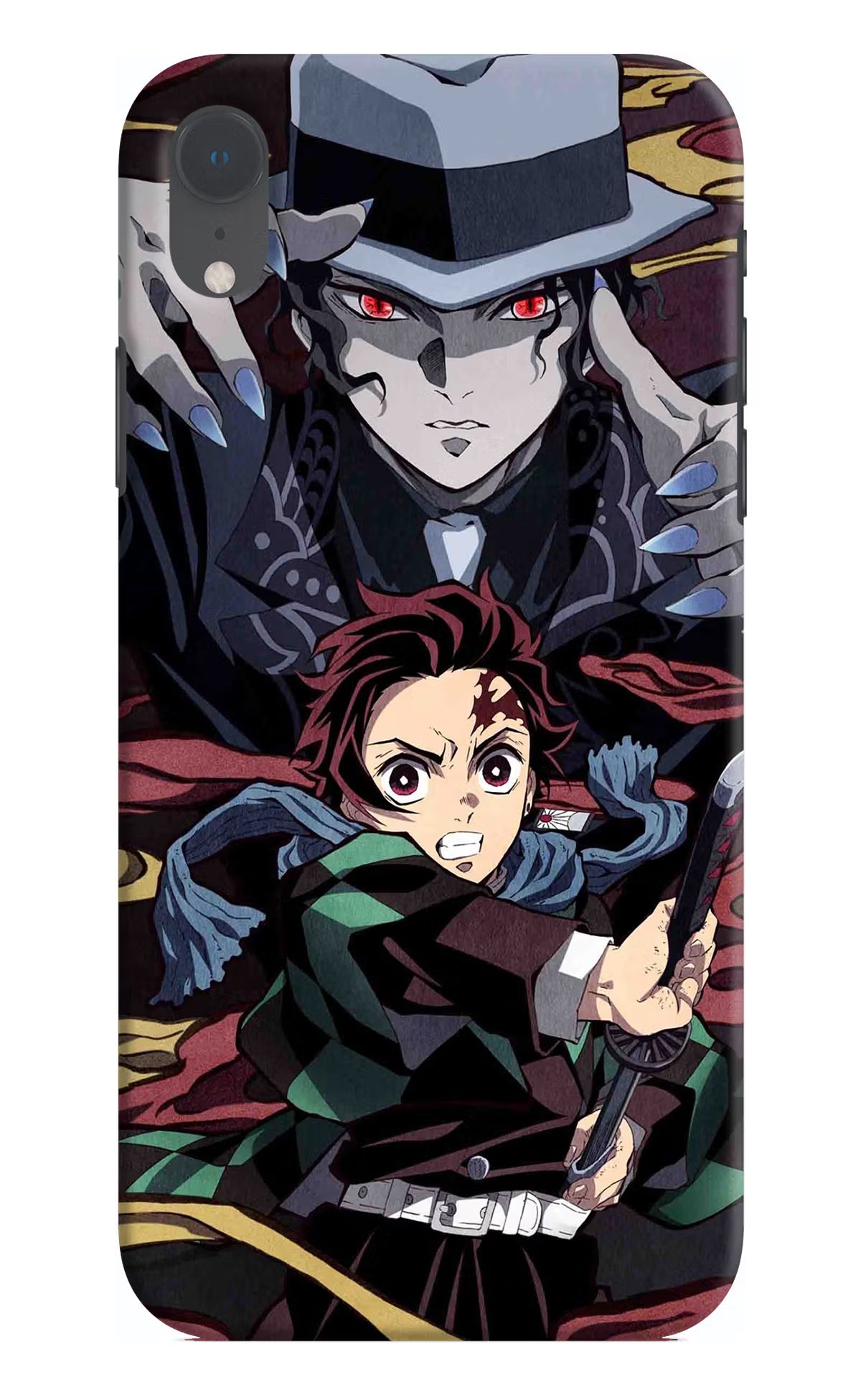 Demon Slayer iPhone XR Hard Case Back Cover by Casekaro