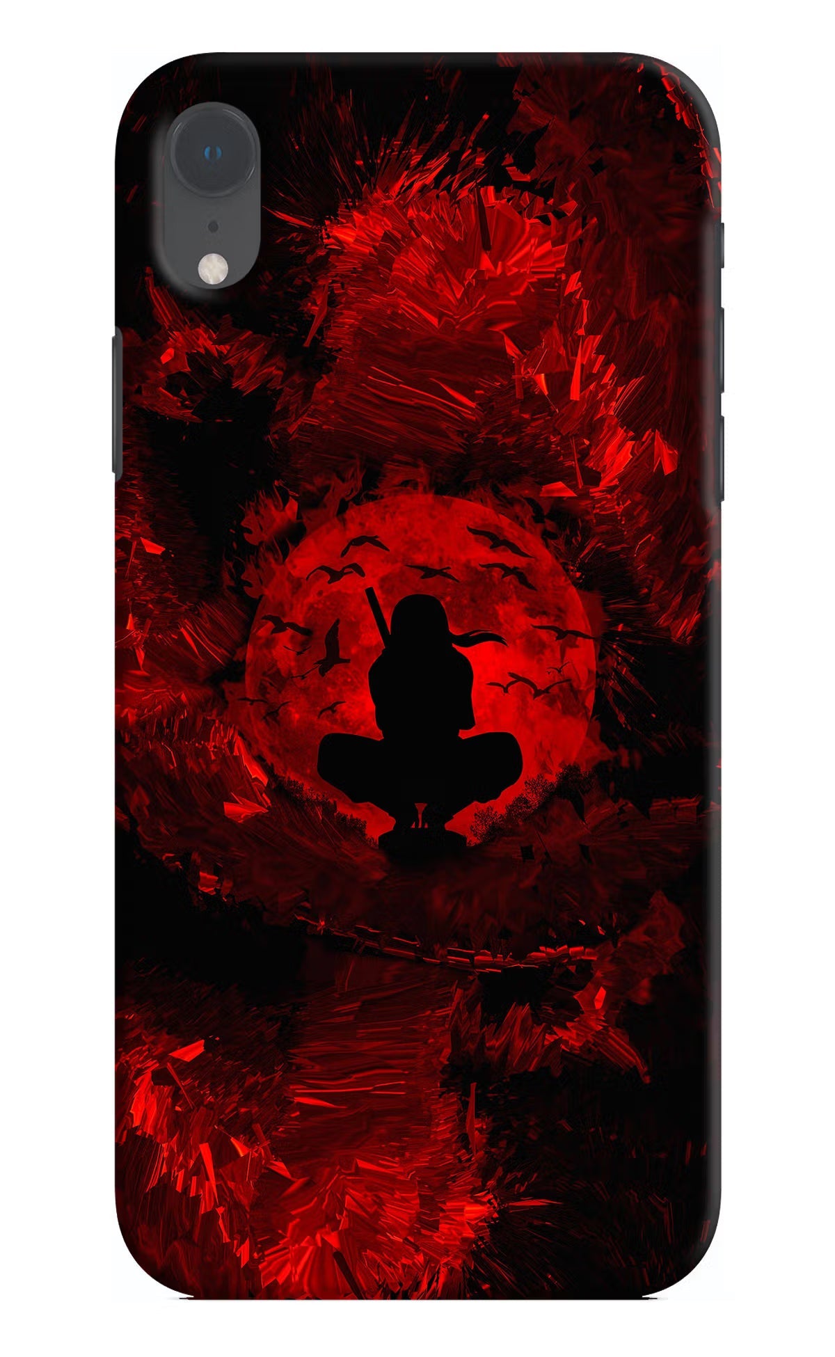 Itachi Uchiha iPhone XR Hard Case Back Cover by Casekaro
