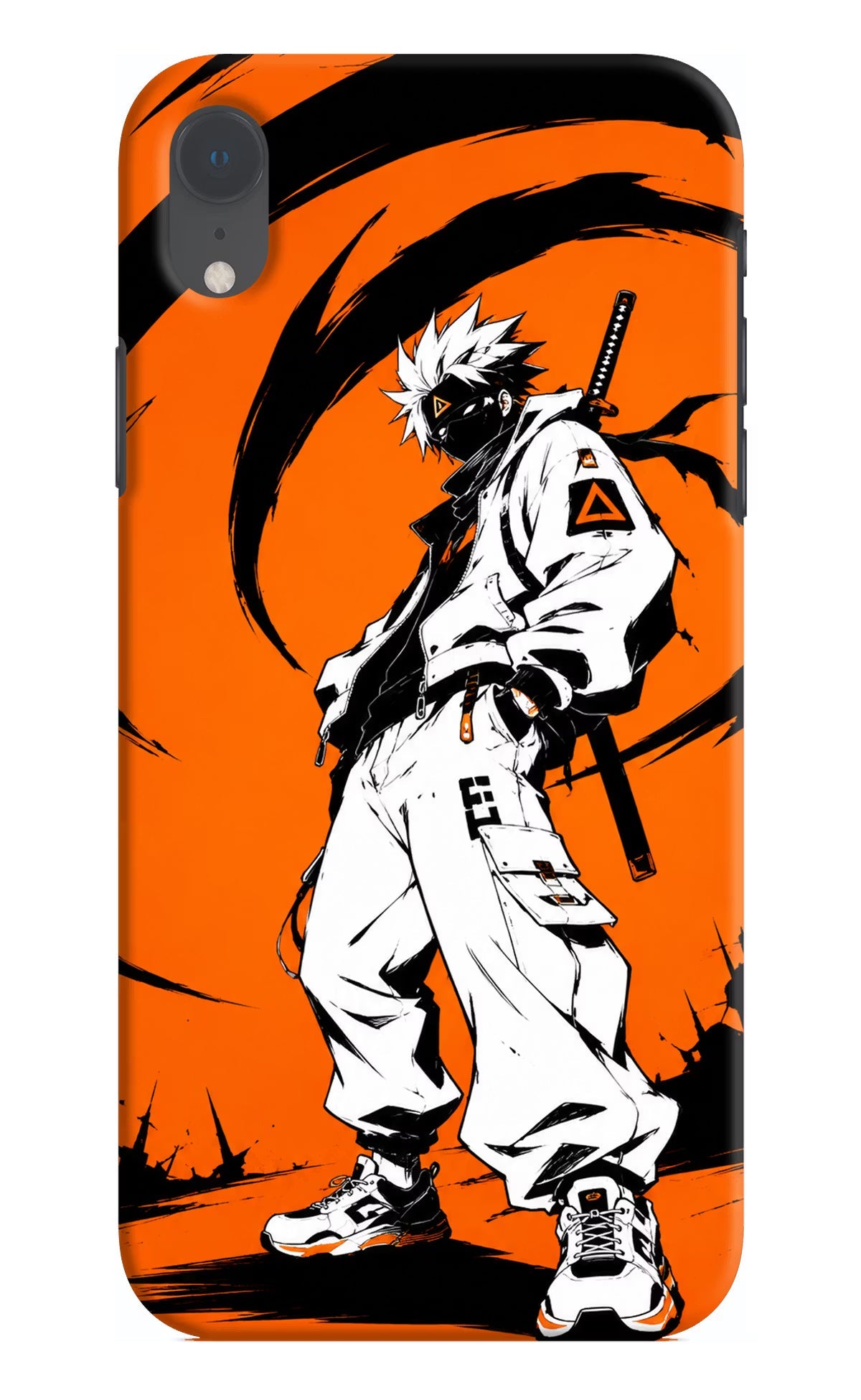 Street Samurai  iPhone XR Hard Case Back Cover by Casekaro