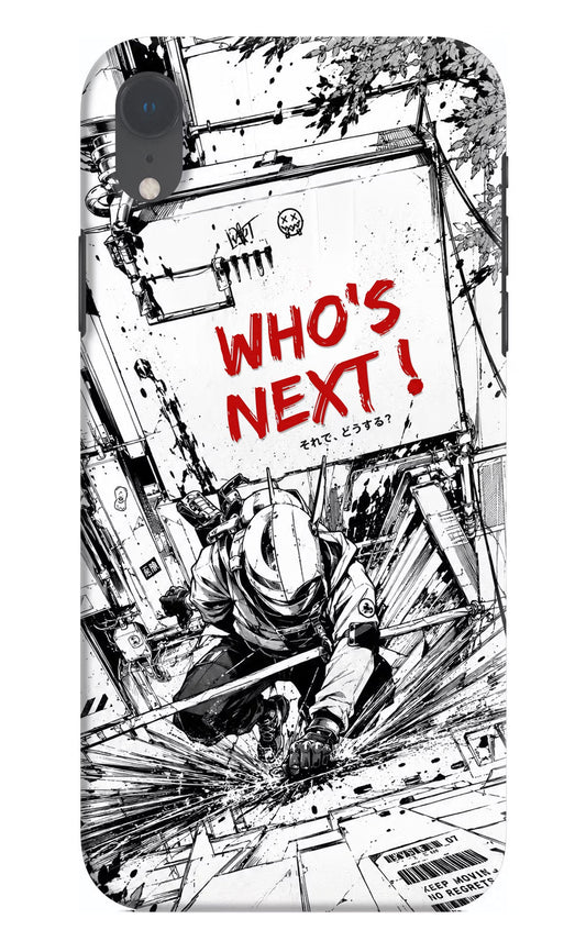 Who's Next iPhone XR Hard Case Back Cover by Casekaro