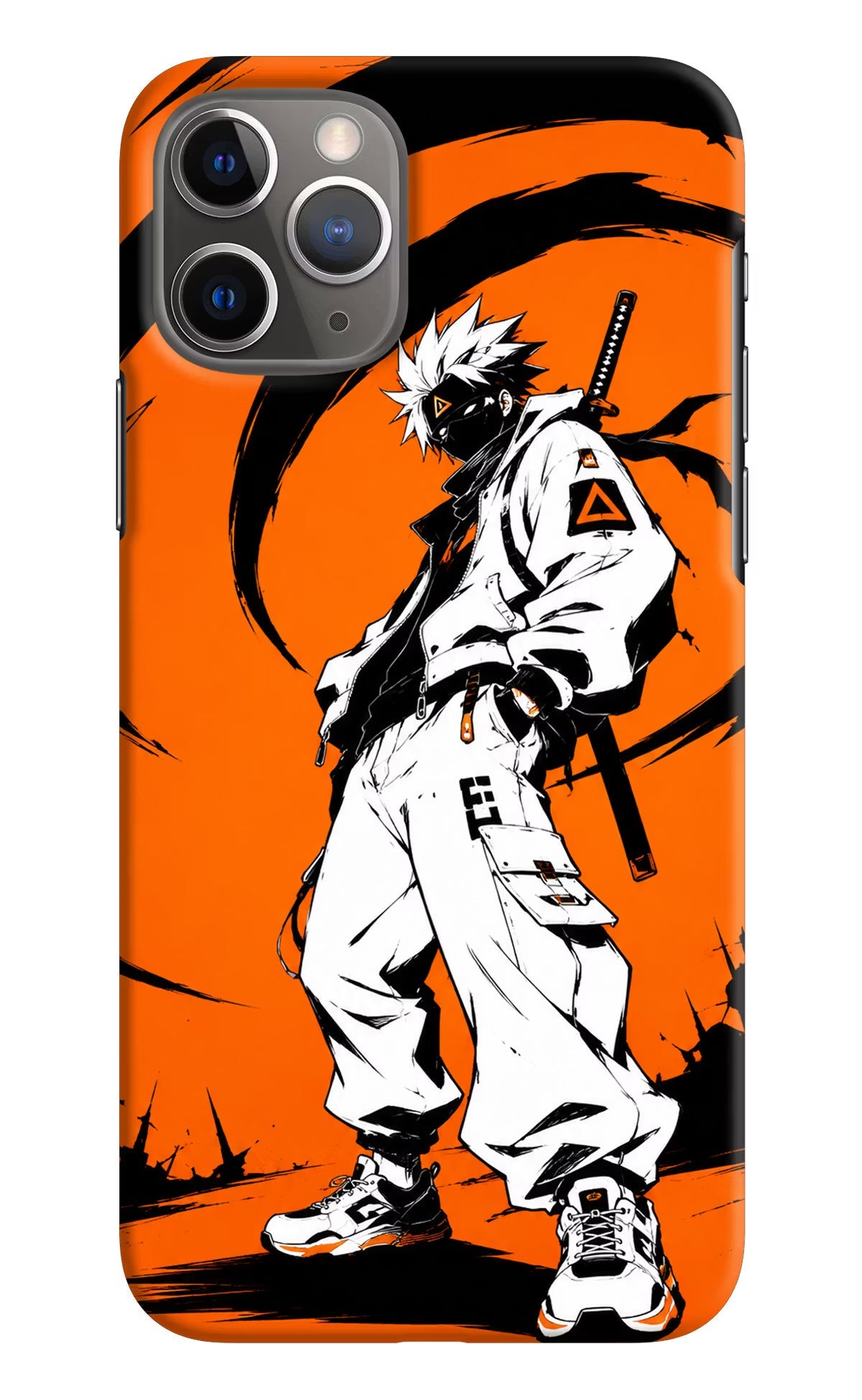 Street Samurai  iPhone 11 Pro Max Hard Case Back Cover by Casekaro