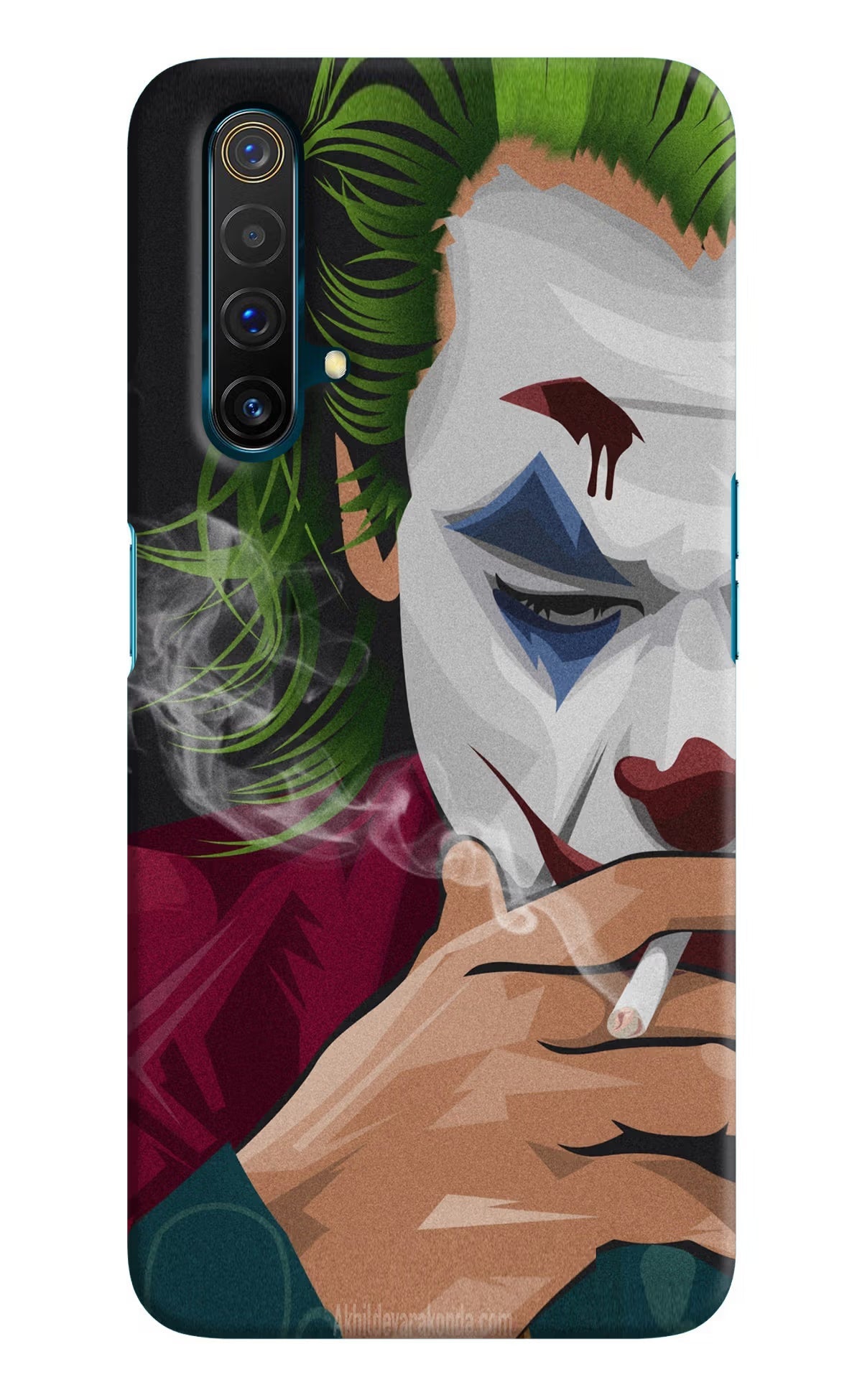Joker Smoking Realme X3 Hard Case Back Cover by Casekaro