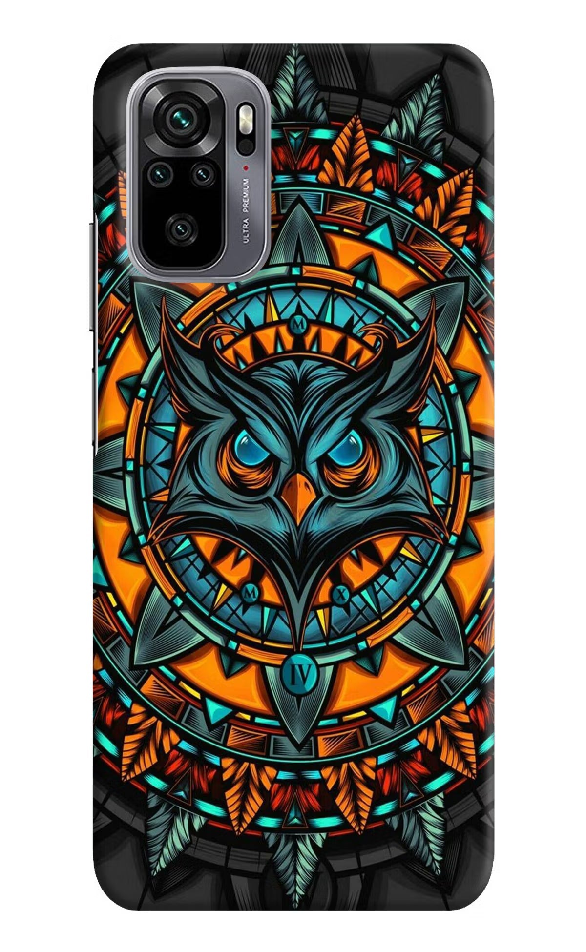 Angry Owl Art Redmi Note 10/10S Hard Case Back Cover by Casekaro
