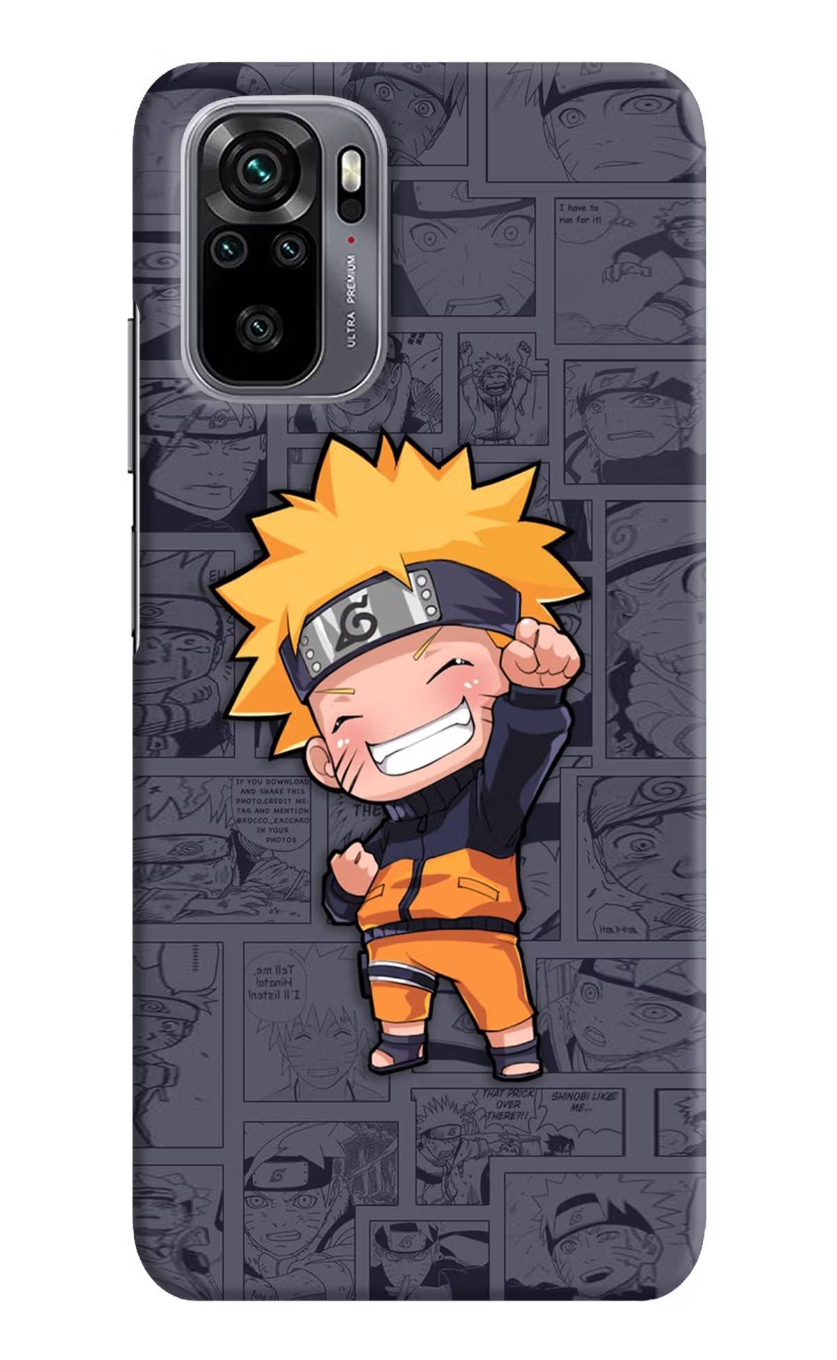 Chota Naruto Redmi Note 10/10S Hard Case Back Cover by Casekaro