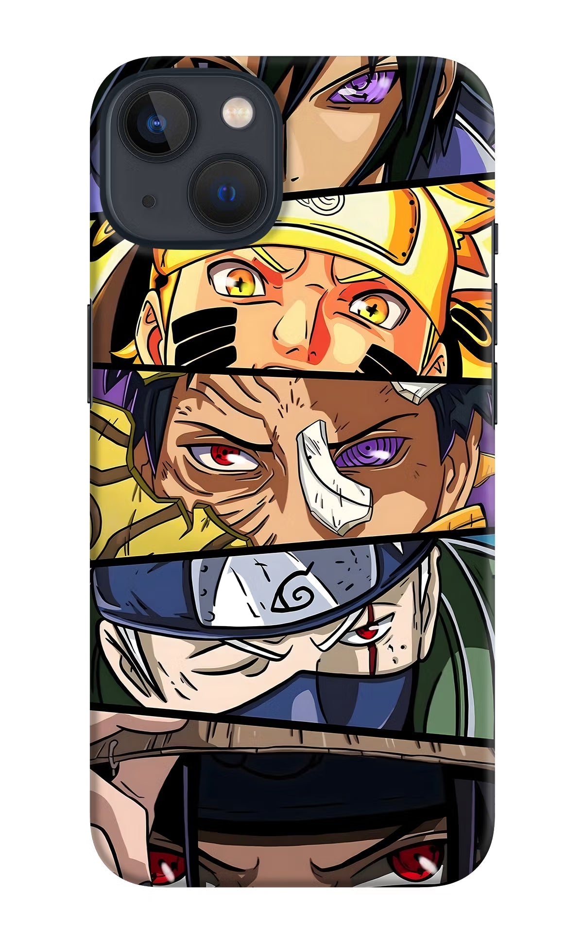 Naruto Character iPhone 13 Hard Case Back Cover by Casekaro