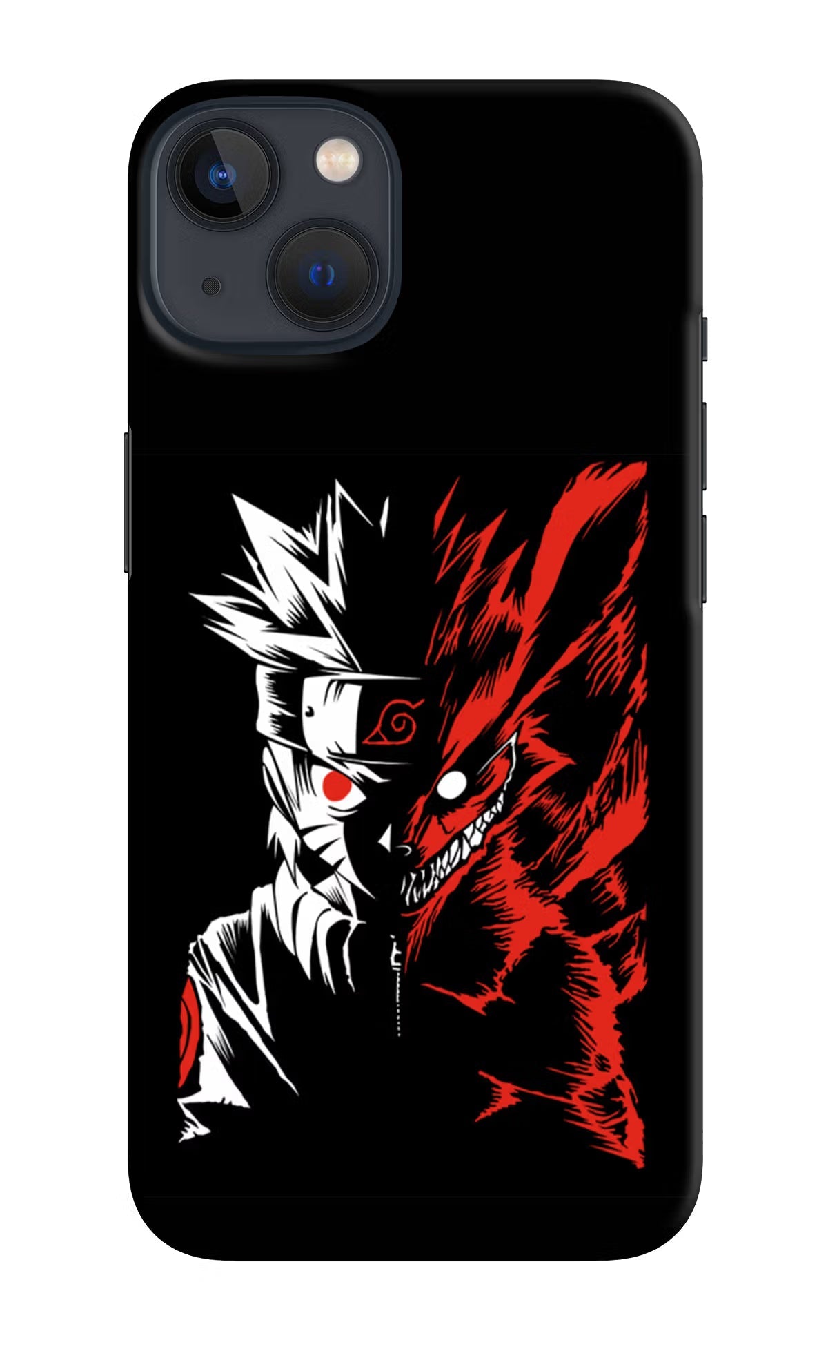 Naruto Two Face iPhone 13 Mini Hard Case Back Cover by Casekaro