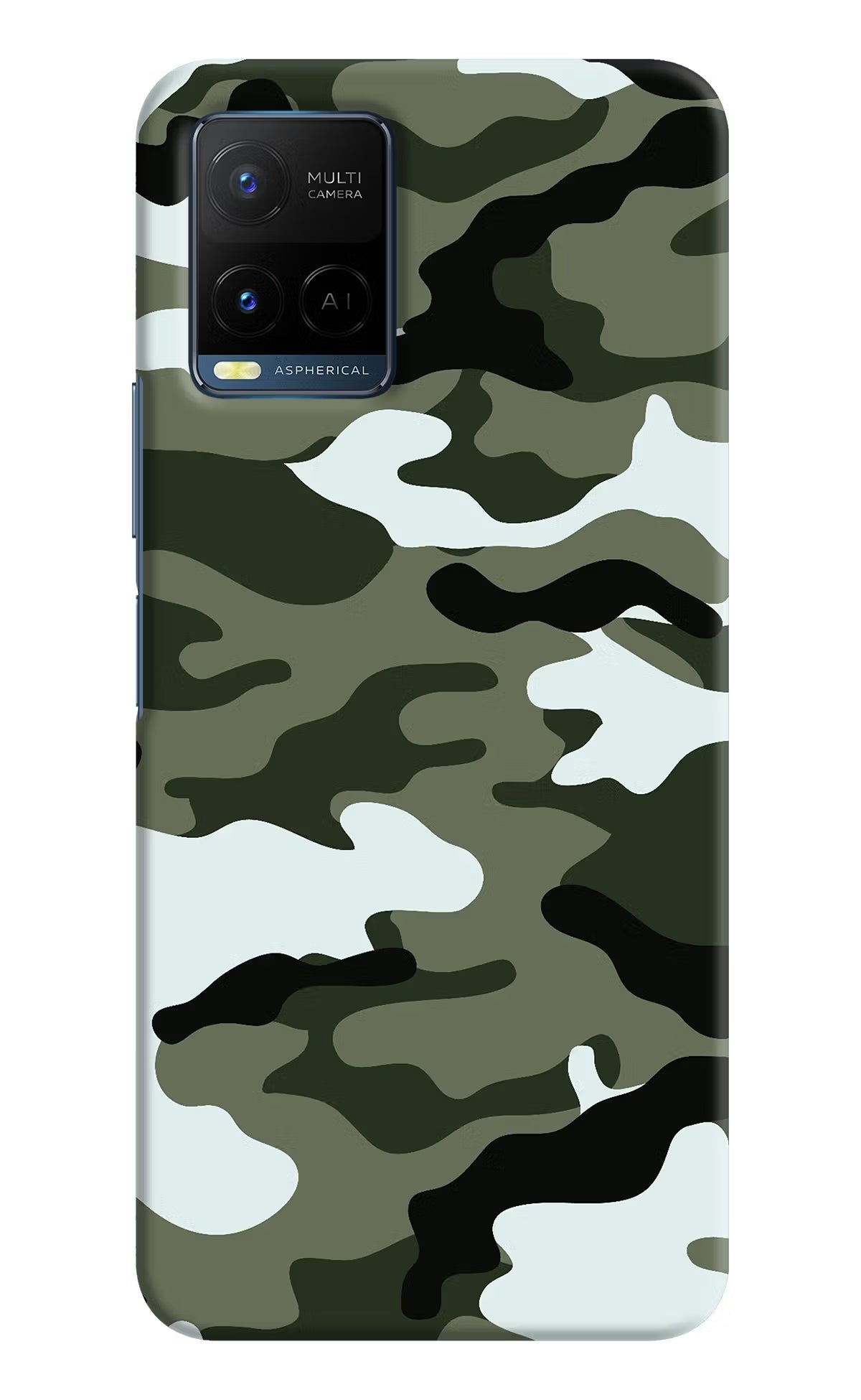 Camouflage Vivo Y21/Y21s/Y33s Hard Case Back Cover by Casekaro