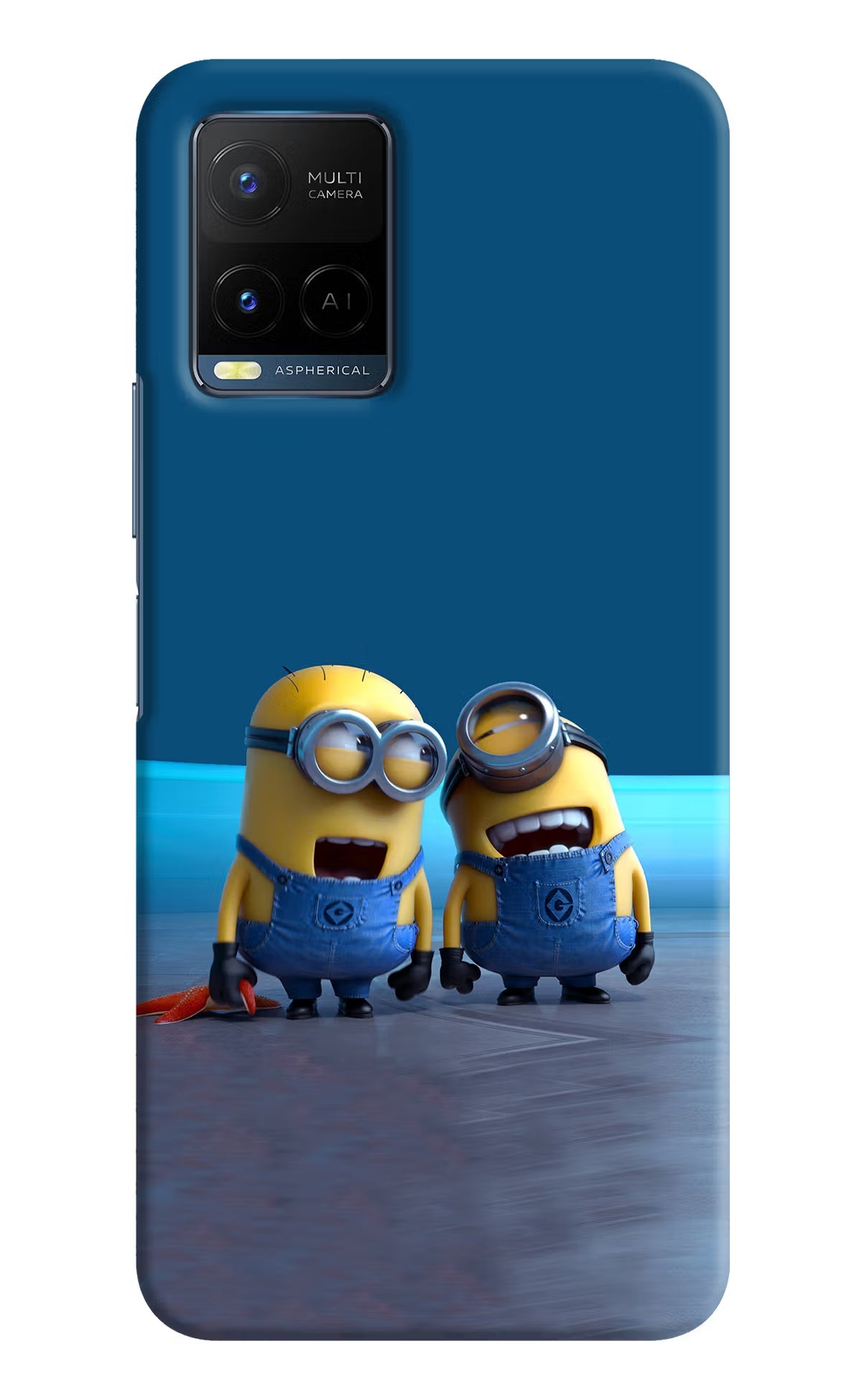 Minion Laughing Vivo Y21/Y21s/Y33s Hard Case Back Cover by Casekaro