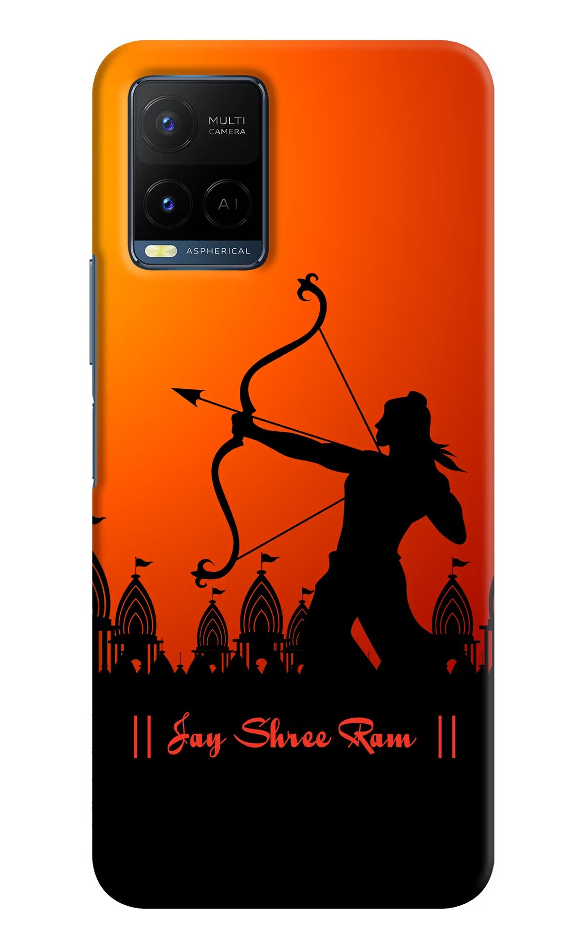 Lord Ram - 4 Vivo Y21/Y21s/Y33s Hard Case Back Cover by Casekaro