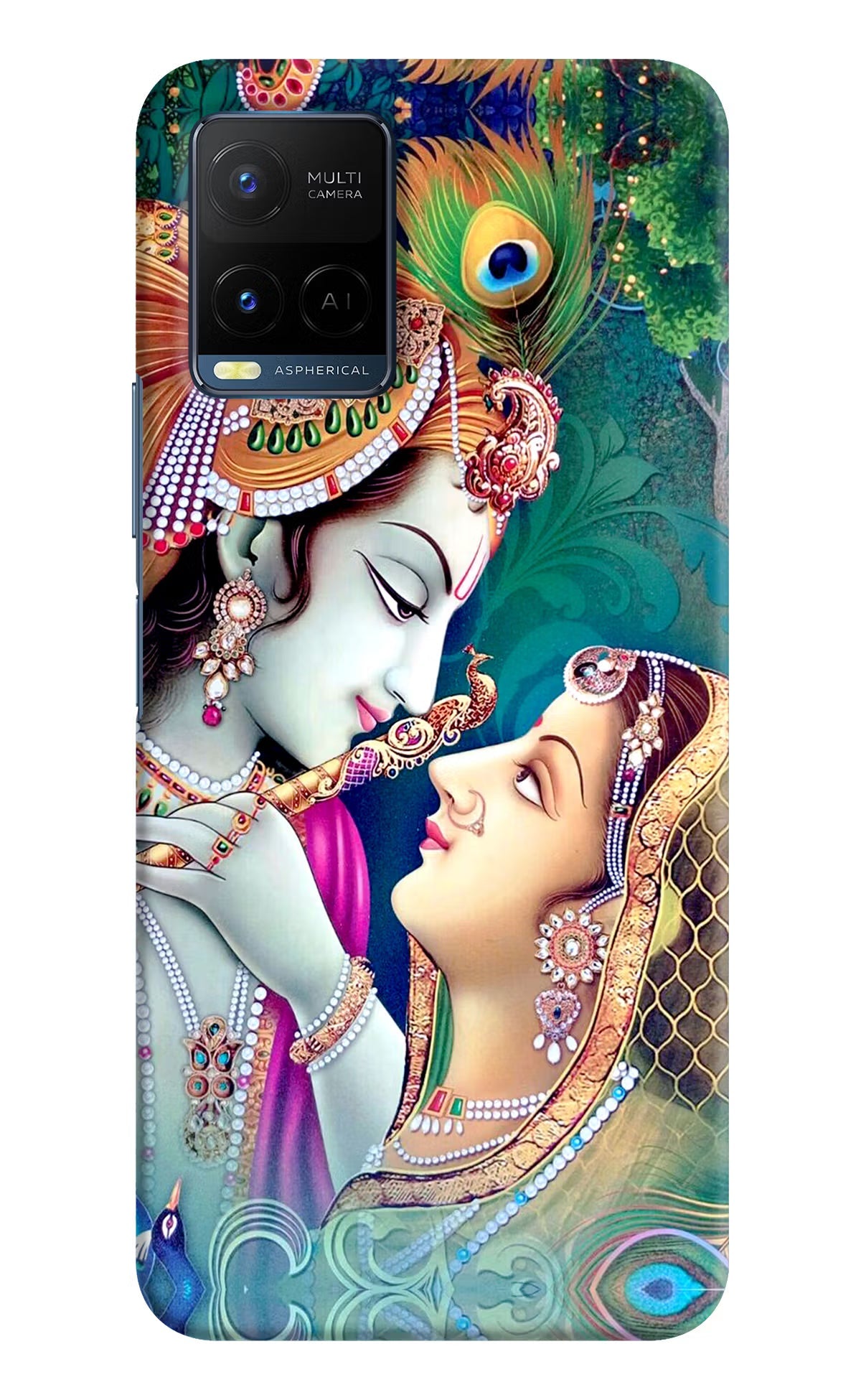 Lord Radha Krishna Vivo Y21/Y21s/Y33s Hard Case Back Cover by Casekaro