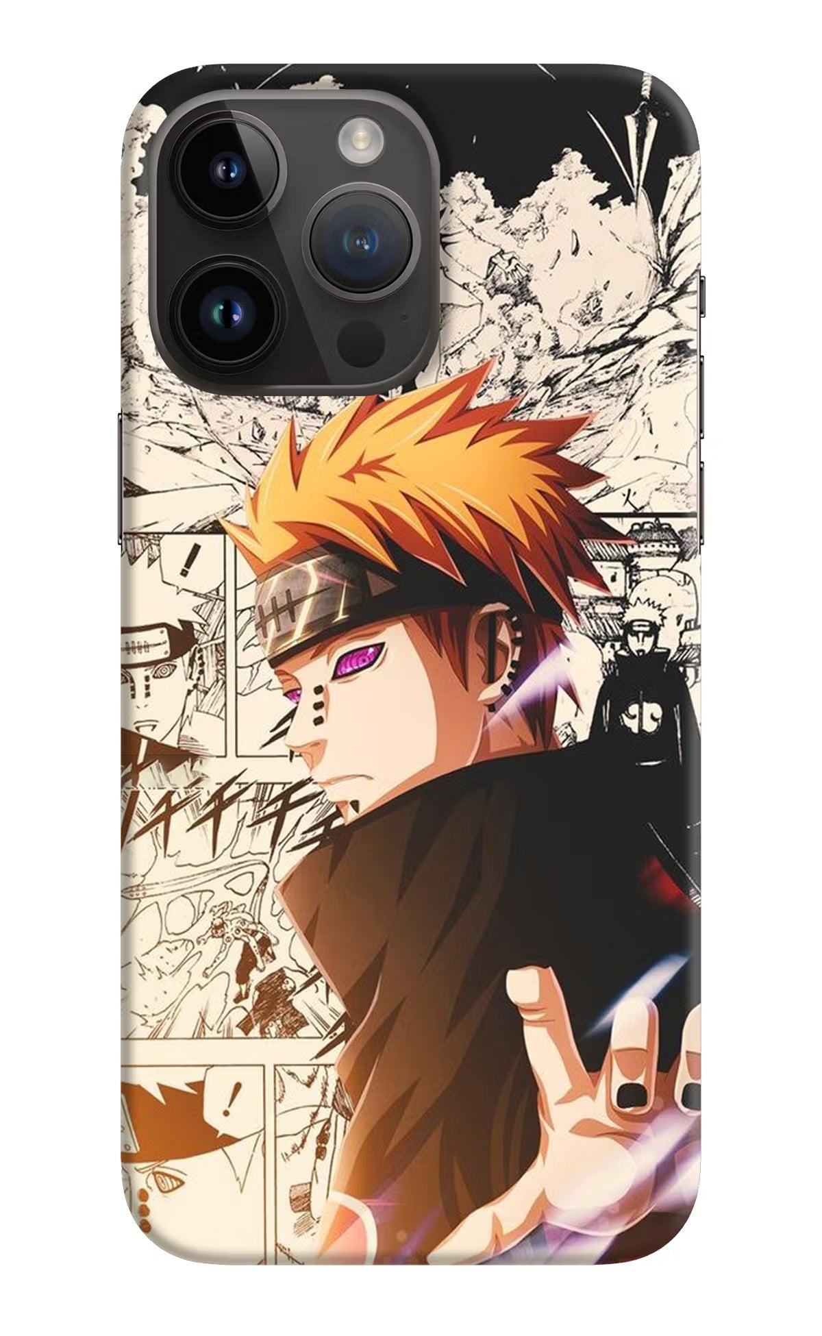 Pain Anime iPhone 14 Pro Max Hard Case Back Cover by Casekaro
