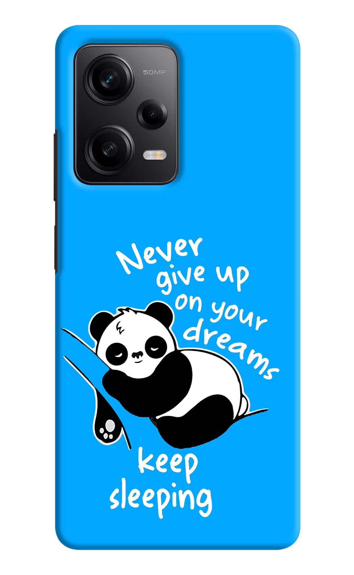 Keep Sleeping Redmi Note 12 Pro 5G Hard Case Back Cover by Casekaro