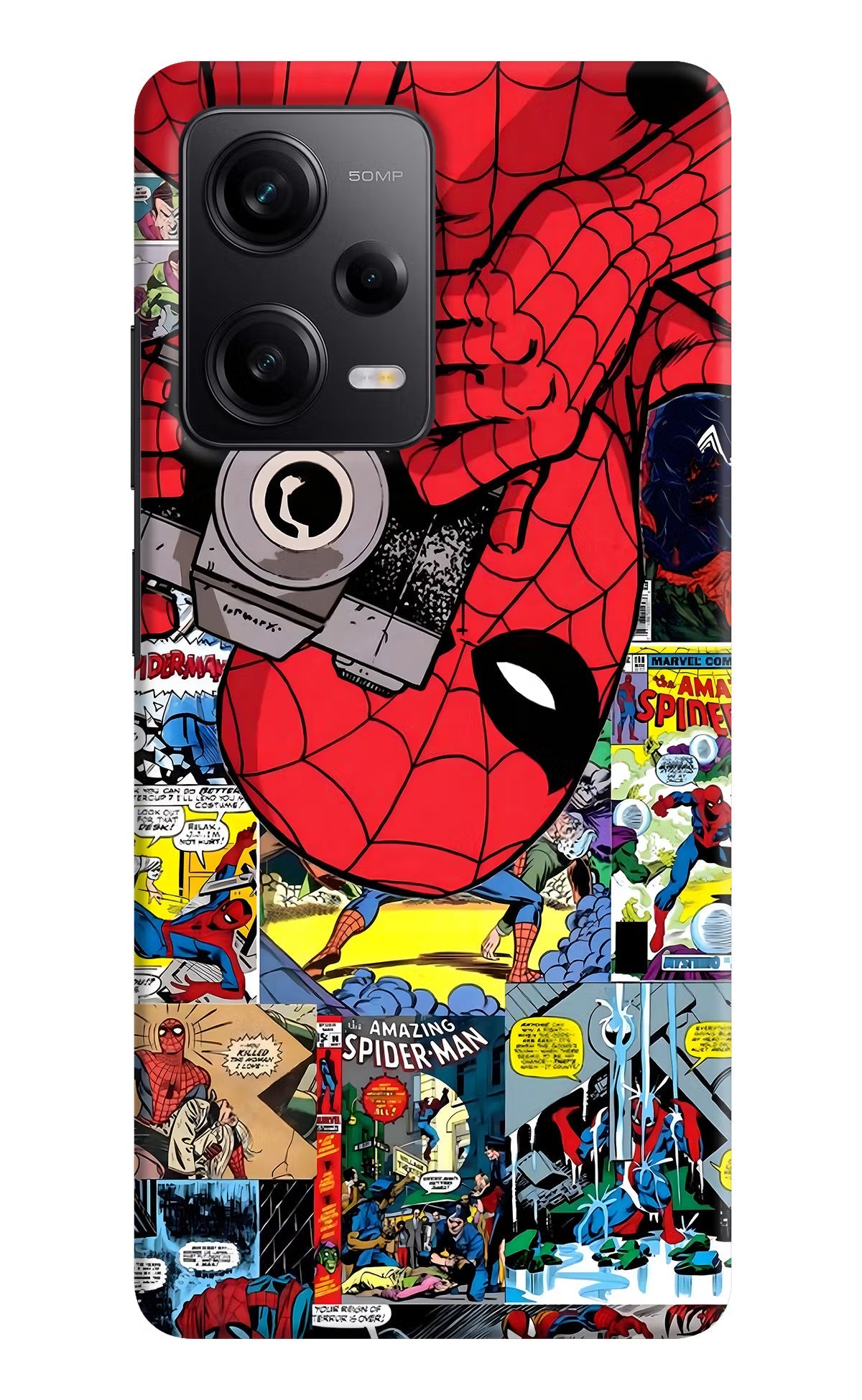 Spider Man Redmi Note 12 Pro 5G Hard Case Back Cover by Casekaro