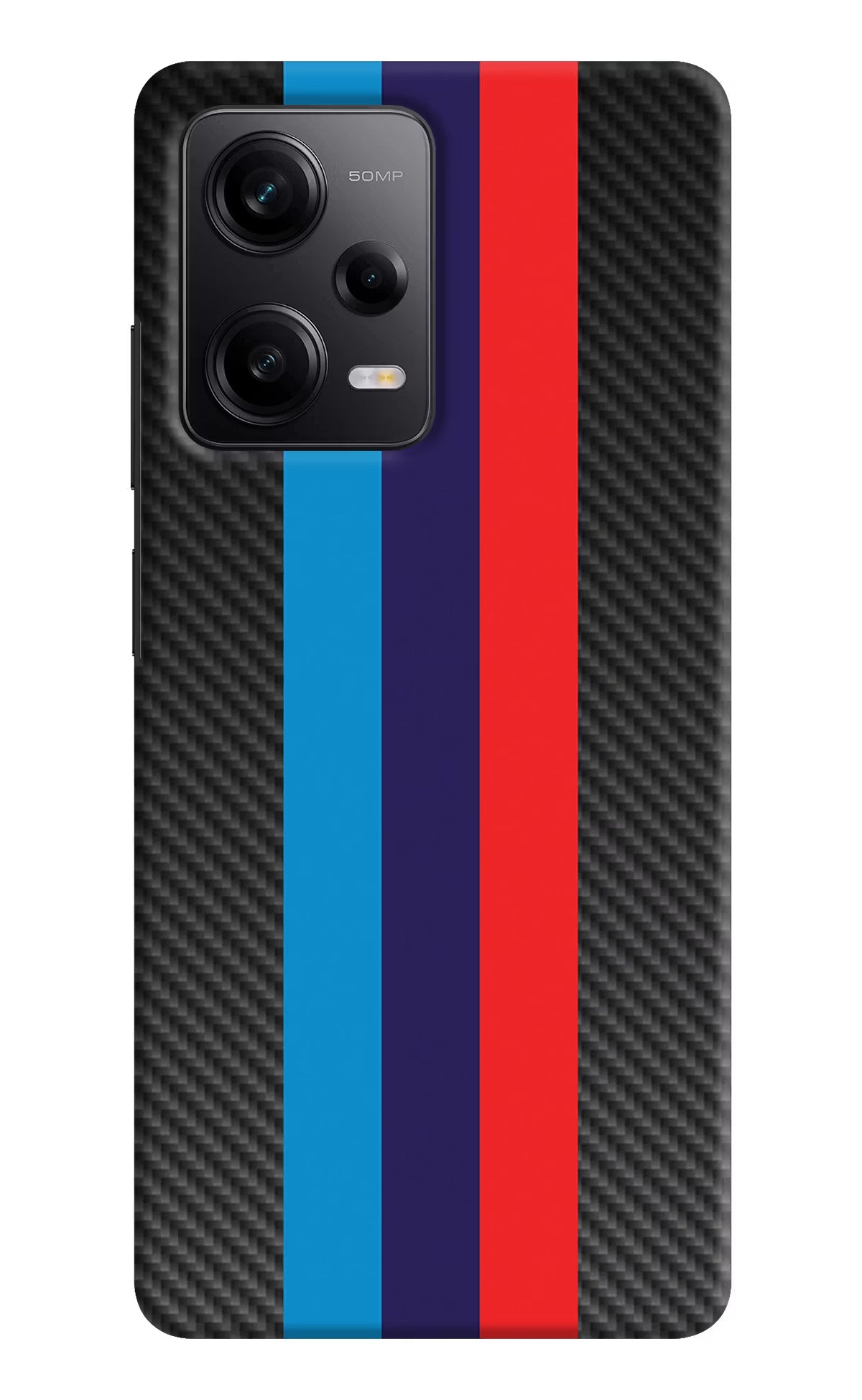 BMW Stripes Pattern Redmi Note 12 Pro 5G Hard Case Back Cover by Casekaro