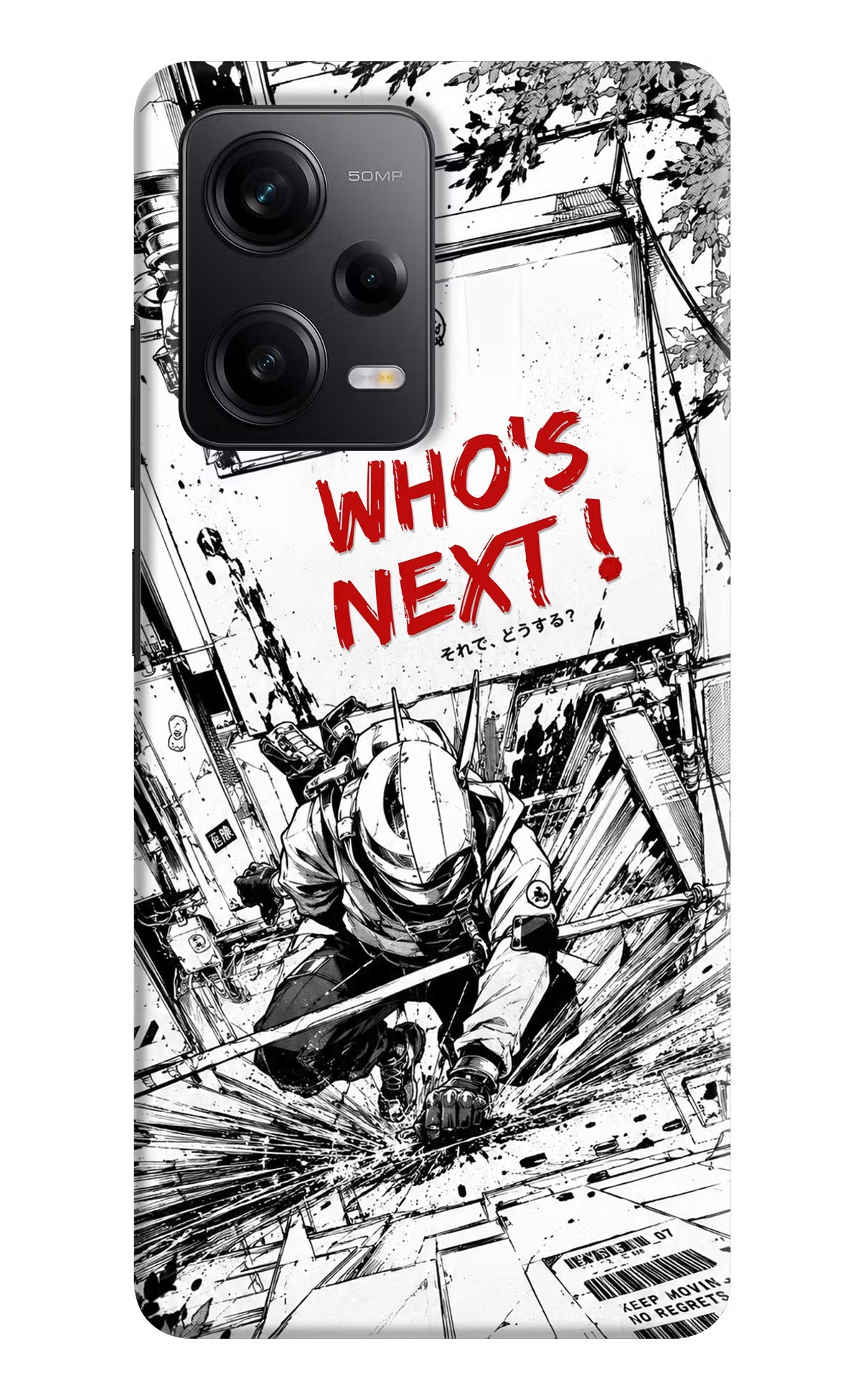 Who's Next Redmi Note 12 Pro 5G Hard Case Back Cover by Casekaro
