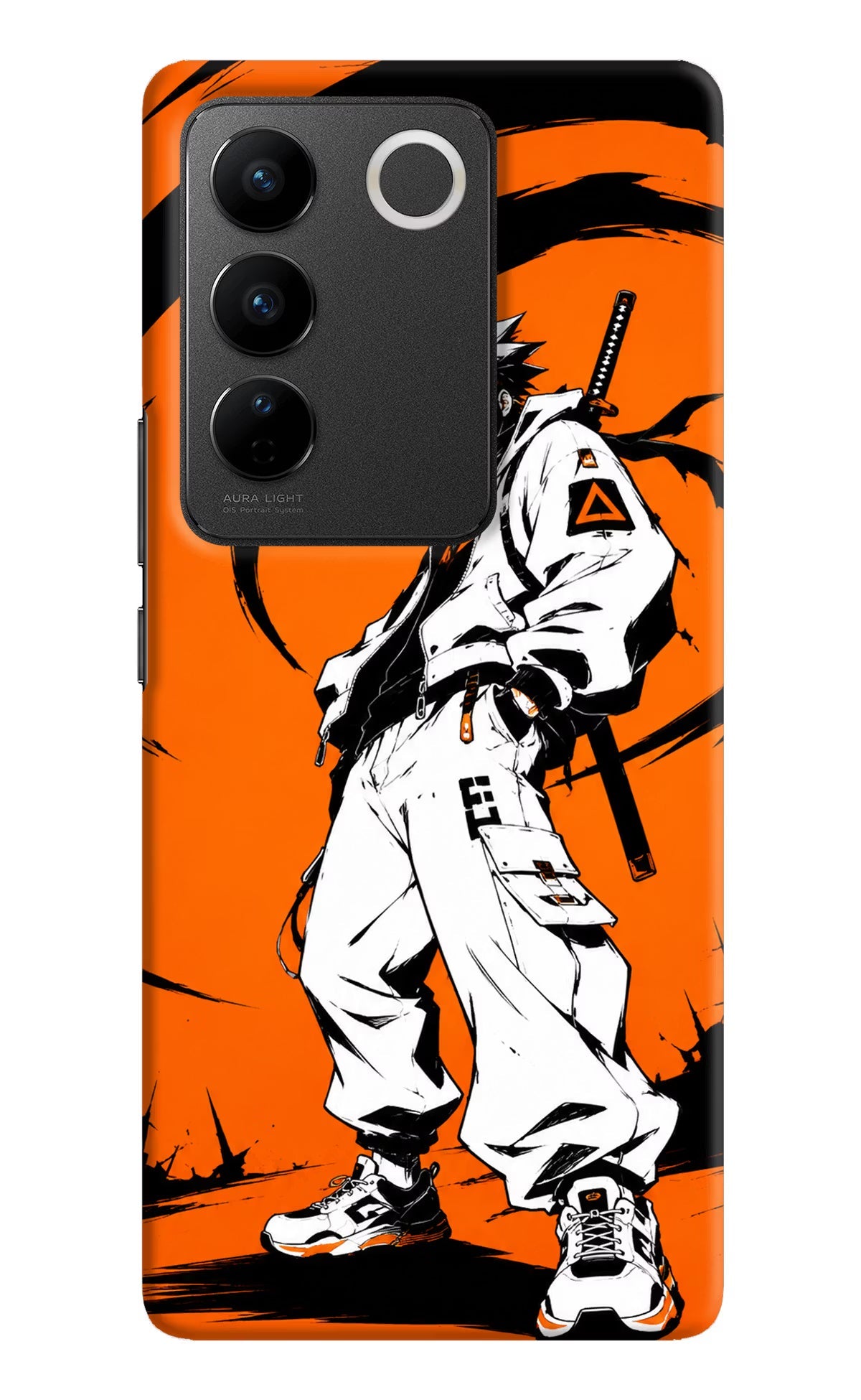 Street Samurai  Vivo V27/V27 Pro Hard Case Back Cover by Casekaro
