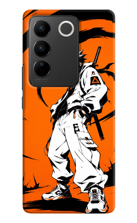 Street Samurai  Vivo V27/V27 Pro Hard Case Back Cover by Casekaro