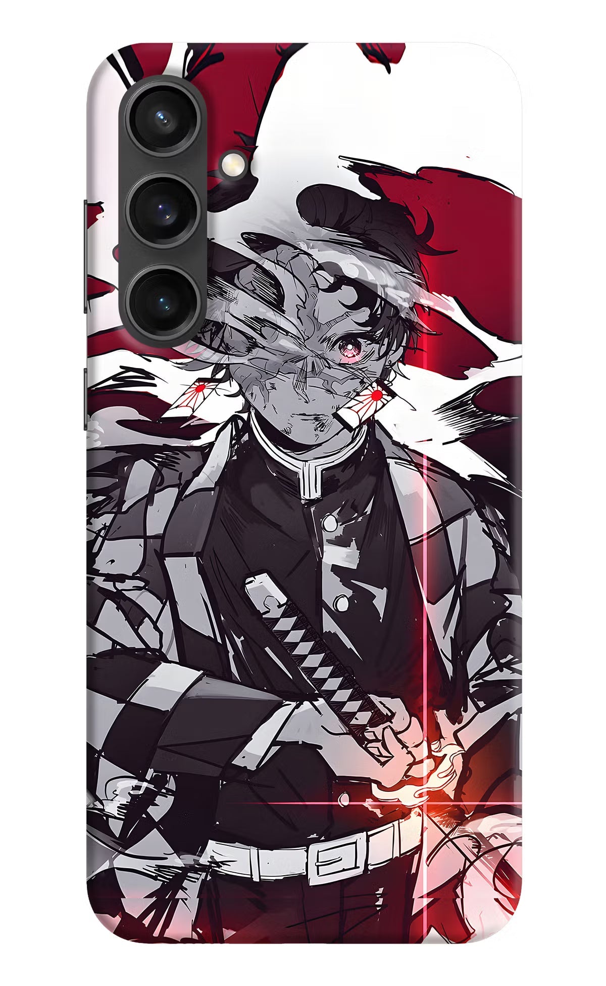 Demon Slayer Samsung S23 FE 5G Hard Case Back Cover by Casekaro