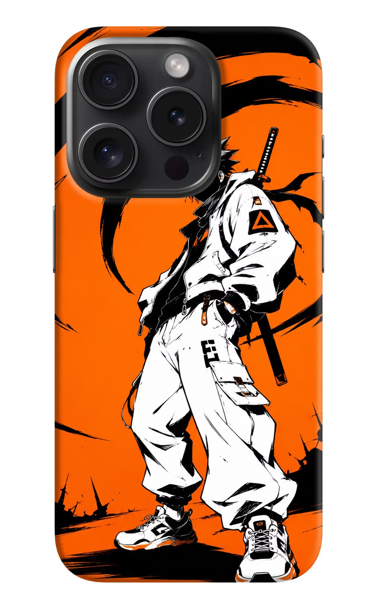 Street Samurai  iPhone 15 Pro Hard Case Back Cover by Casekaro