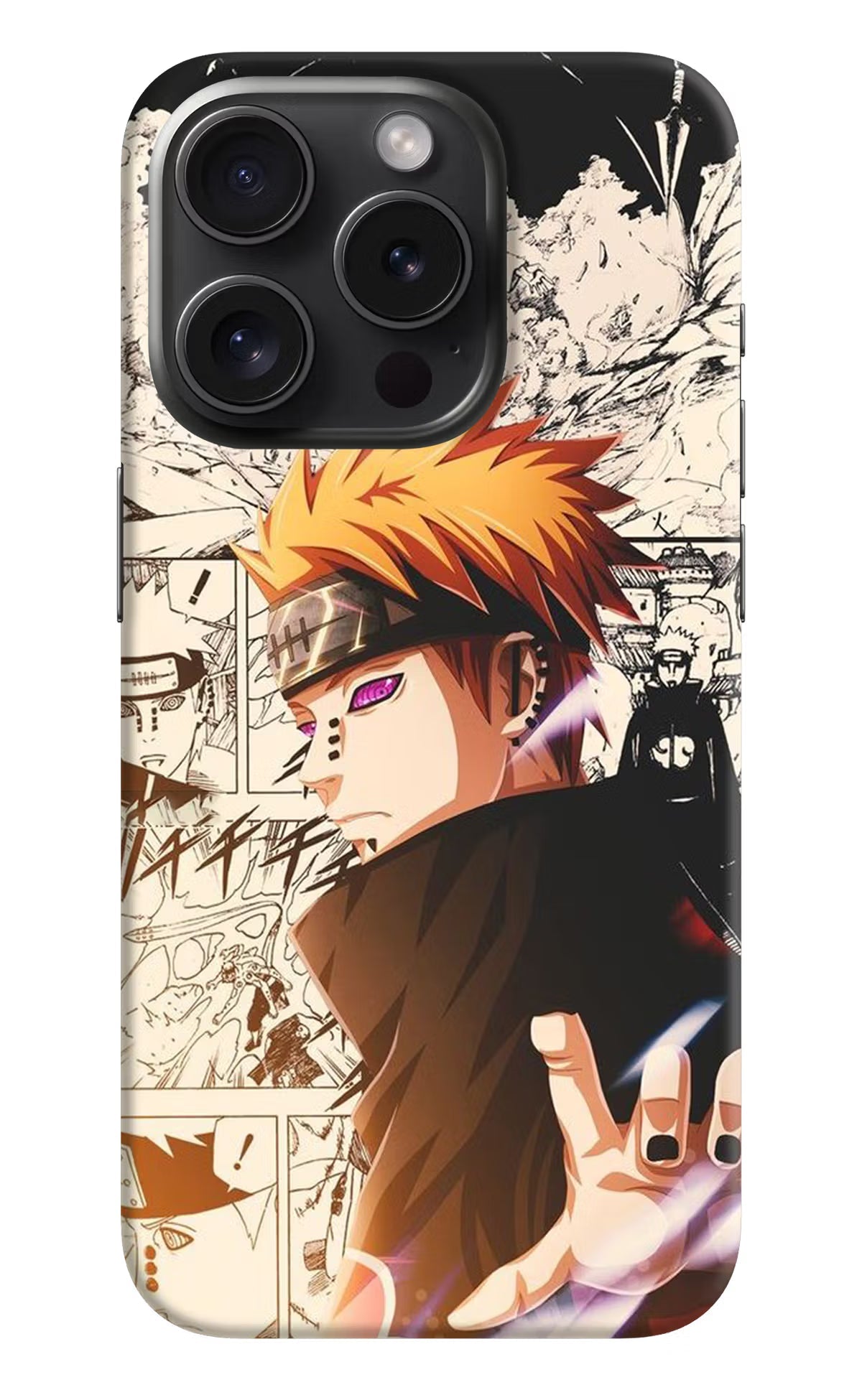 Pain Anime iPhone 15 Pro Max Hard Case Back Cover by Casekaro