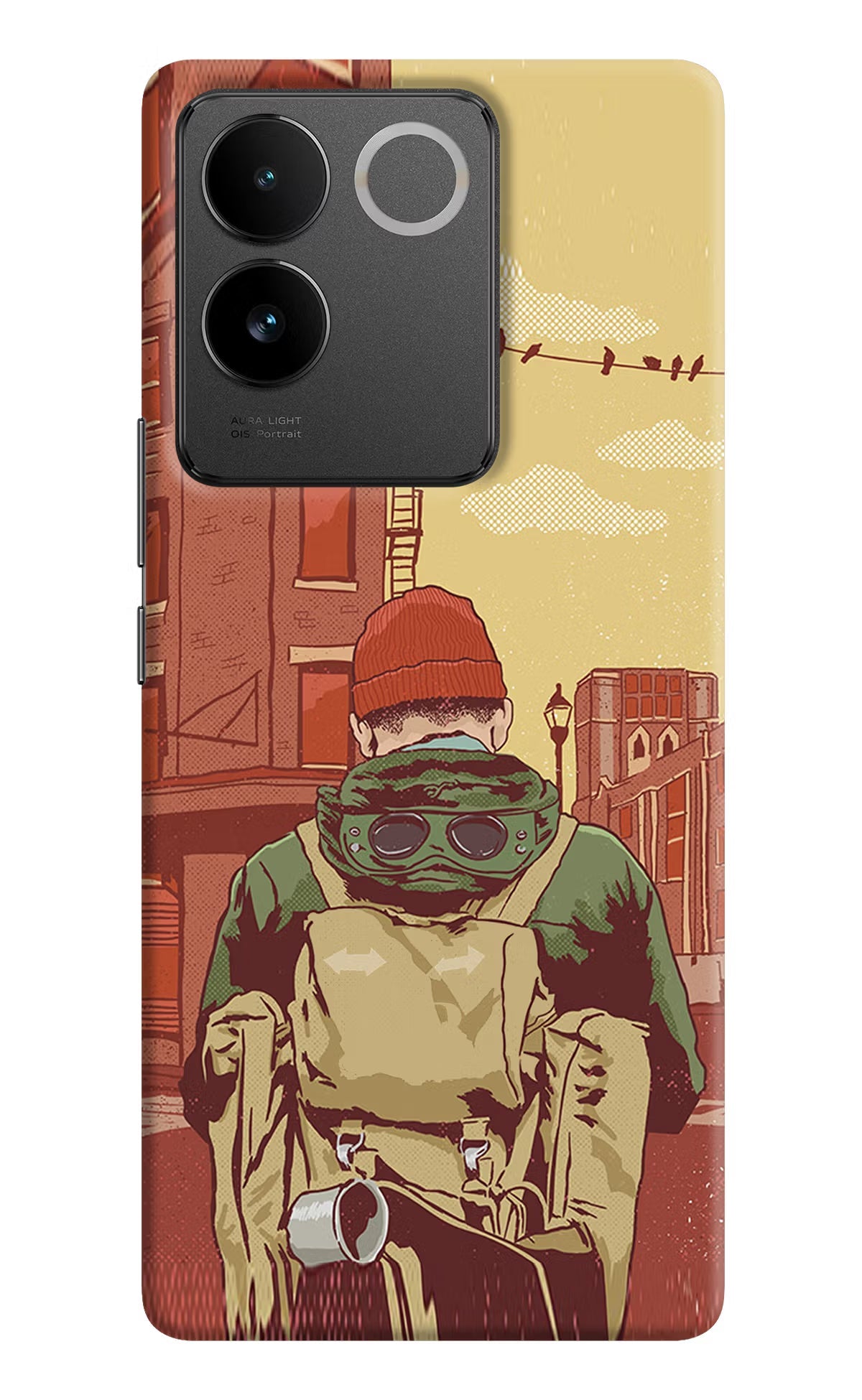 Adventurous IQOO Z7 Pro 5G Hard Case Back Cover by Casekaro