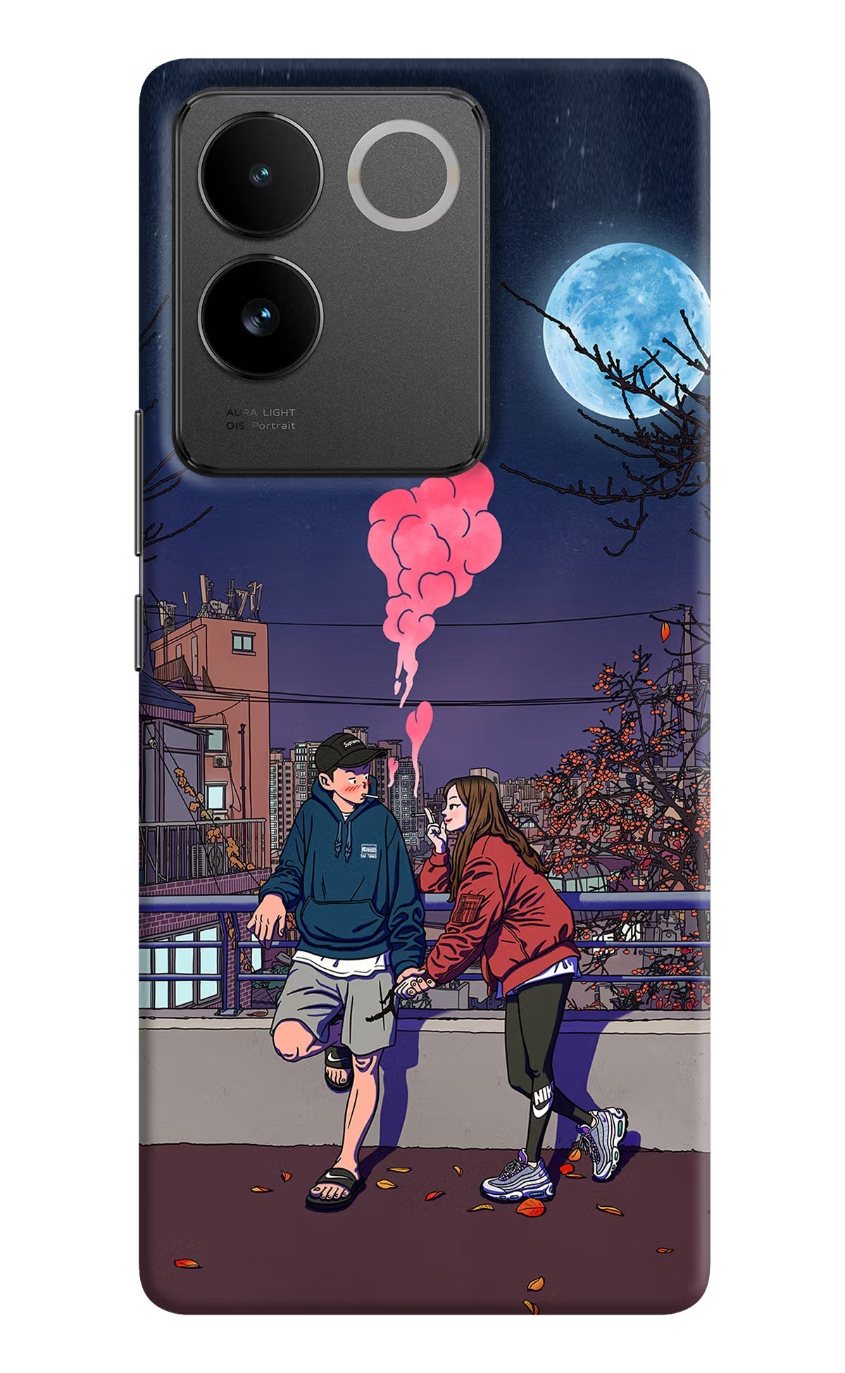 Chilling Couple IQOO Z7 Pro 5G Hard Case Back Cover by Casekaro