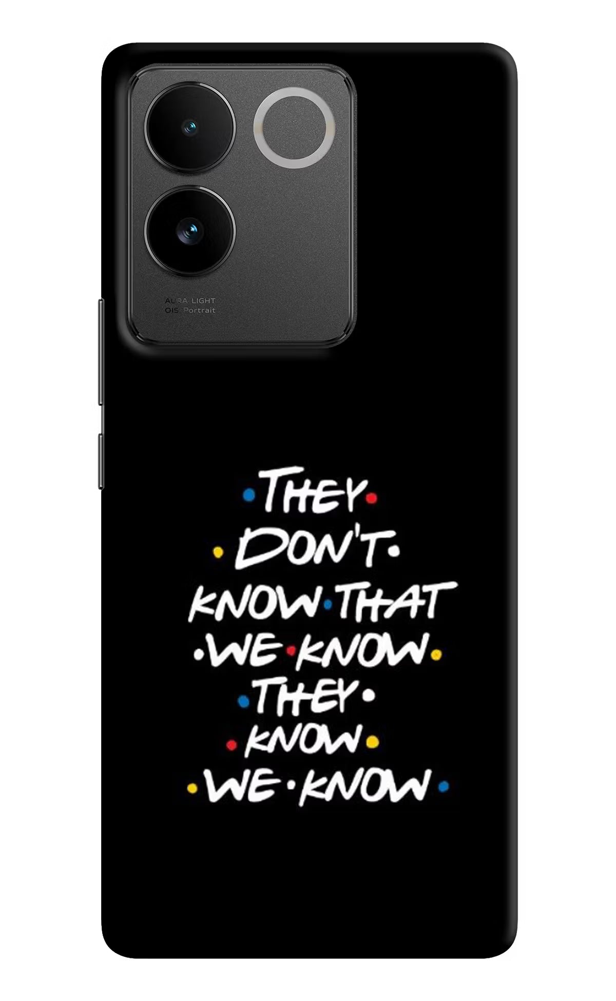 FRIENDS Dialogue IQOO Z7 Pro 5G Hard Case Back Cover by Casekaro