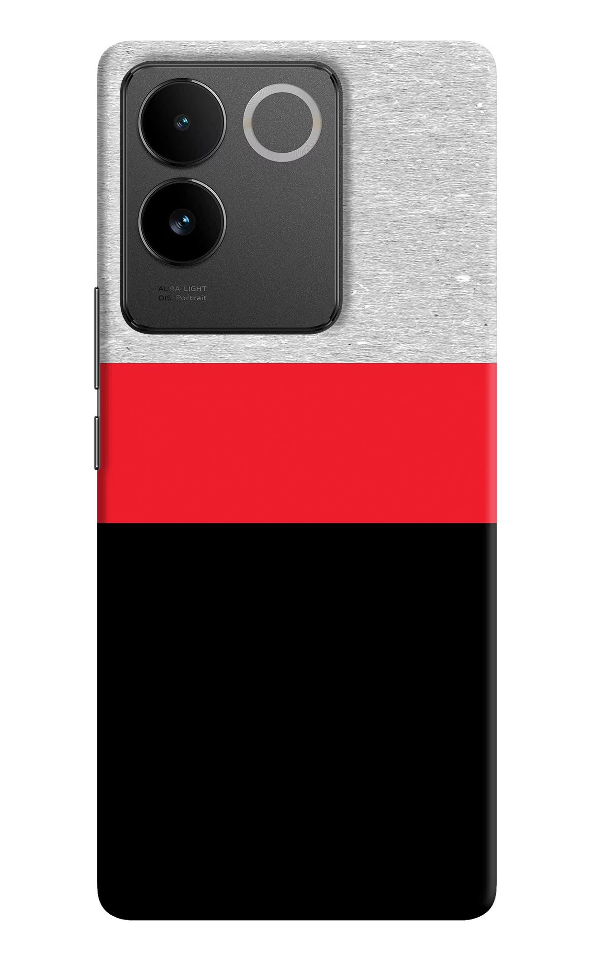 Tri Color Pattern IQOO Z7 Pro 5G Hard Case Back Cover by Casekaro