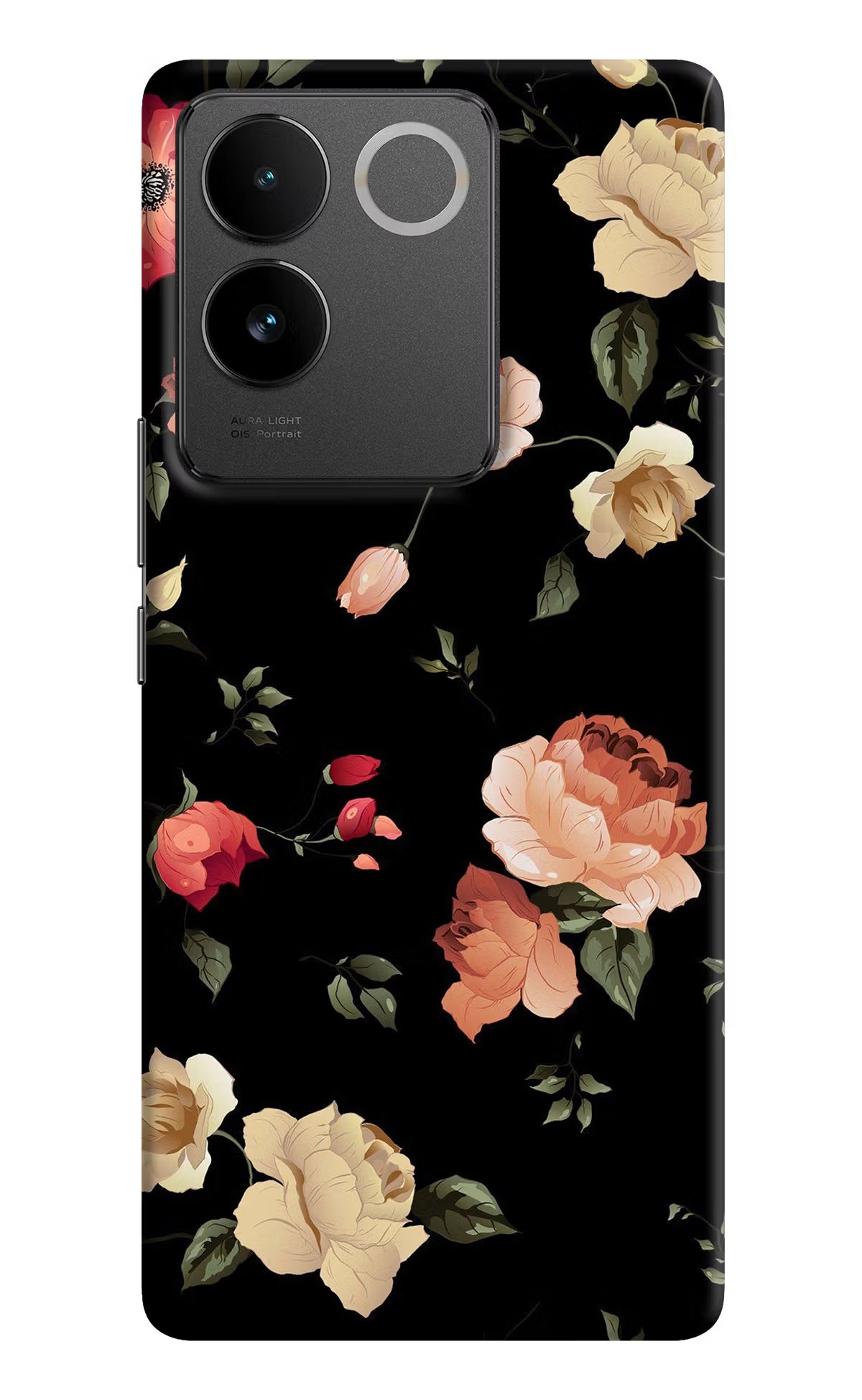 Flowers IQOO Z7 Pro 5G Hard Case Back Cover by Casekaro