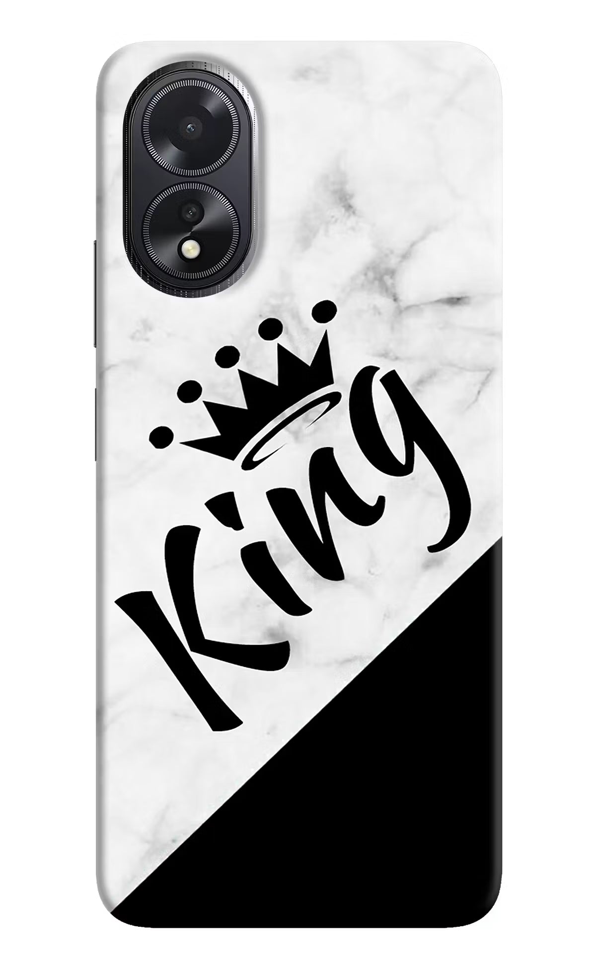 King Oppo A18/Oppo A38 Hard Case Back Cover by Casekaro