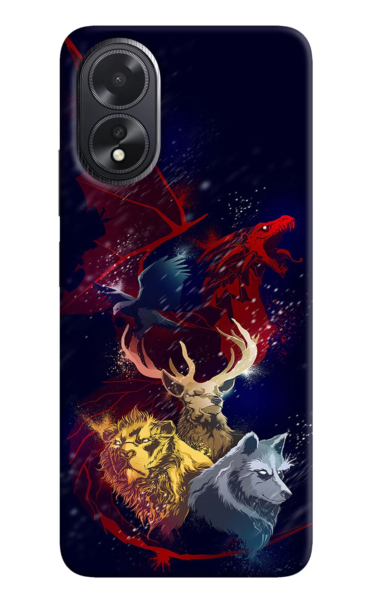 Game Of Thrones Oppo A18/Oppo A38 Hard Case Back Cover by Casekaro