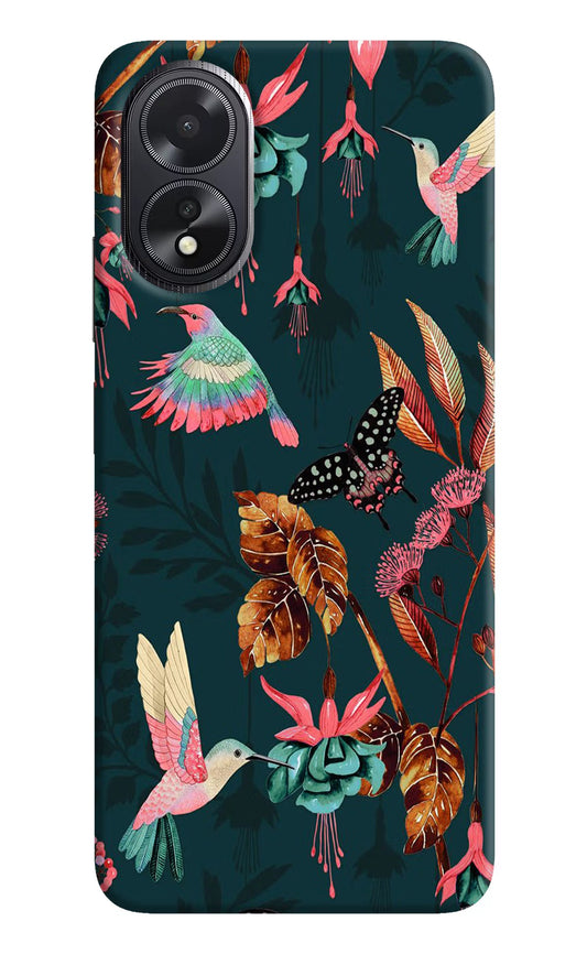 Birds Oppo A18/Oppo A38 Hard Case Back Cover by Casekaro