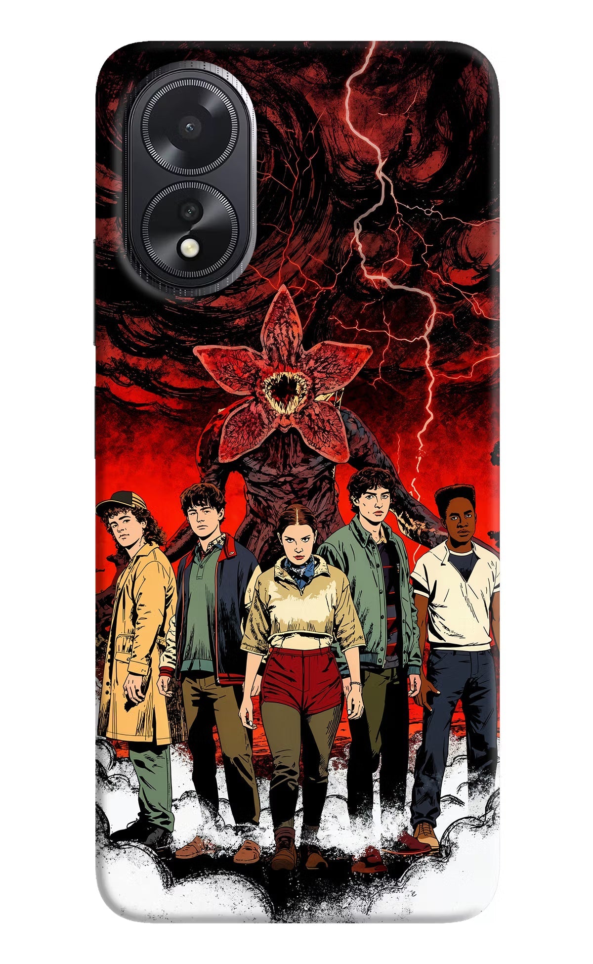 Ordinary Things Characters Oppo A18/Oppo A38 Hard Case Back Cover by Casekaro