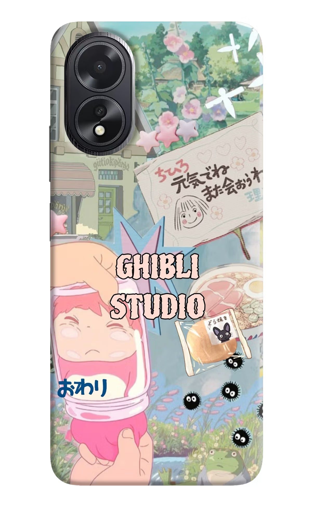 Studio Ghibli Oppo A18/Oppo A38 Hard Case Back Cover by Casekaro