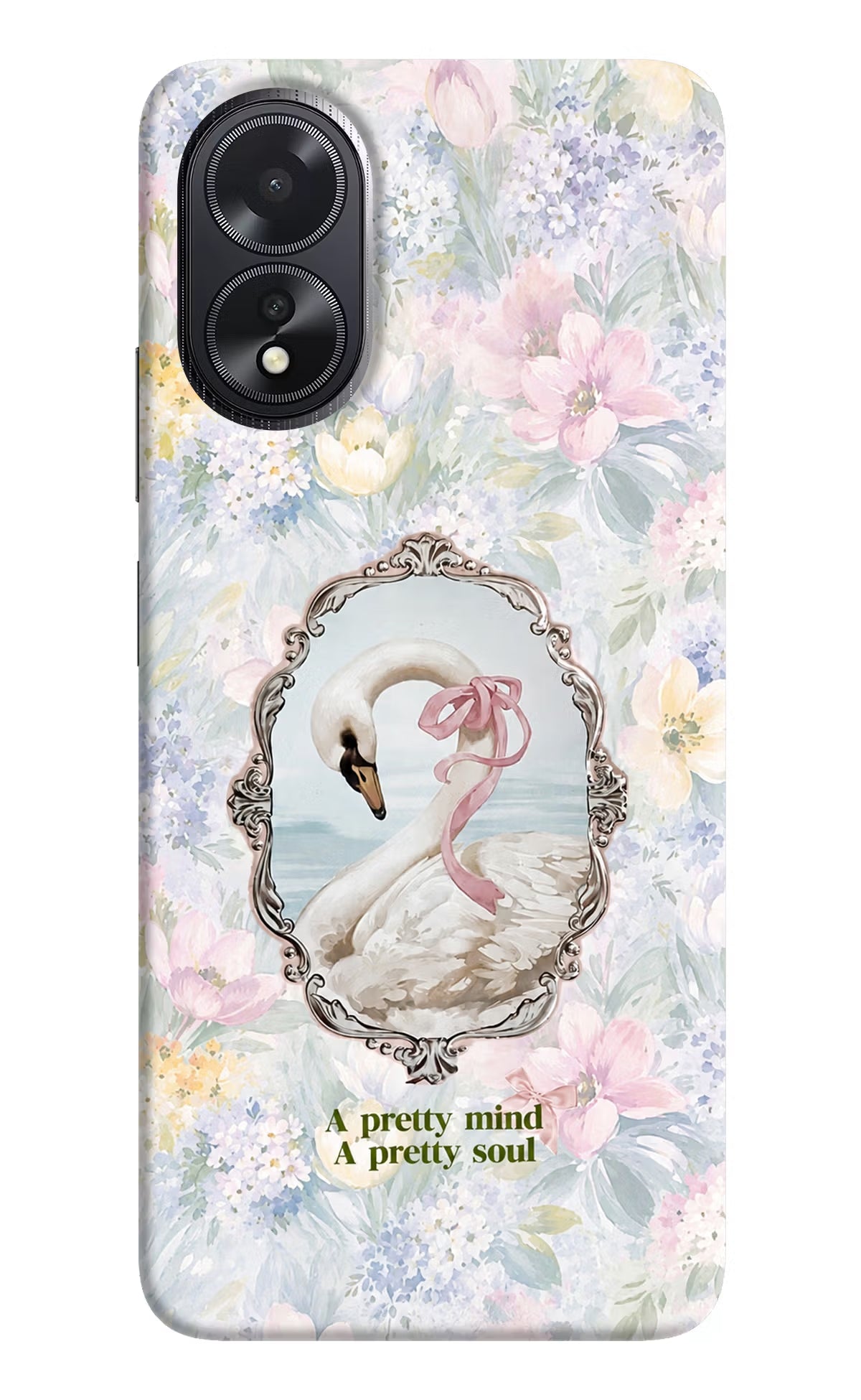 Pretty Mind Pretty Soul Oppo A18/Oppo A38 Hard Case Back Cover by Casekaro