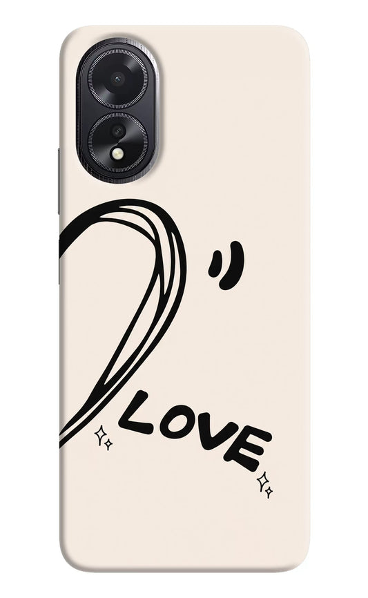 Soul Line Oppo A18/Oppo A38 Hard Case Back Cover by Casekaro